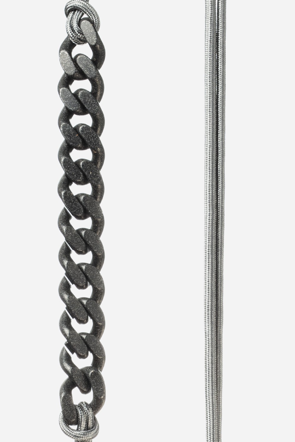 Cordon de téléphone en coton LA COQUE FRANCAISE Argent