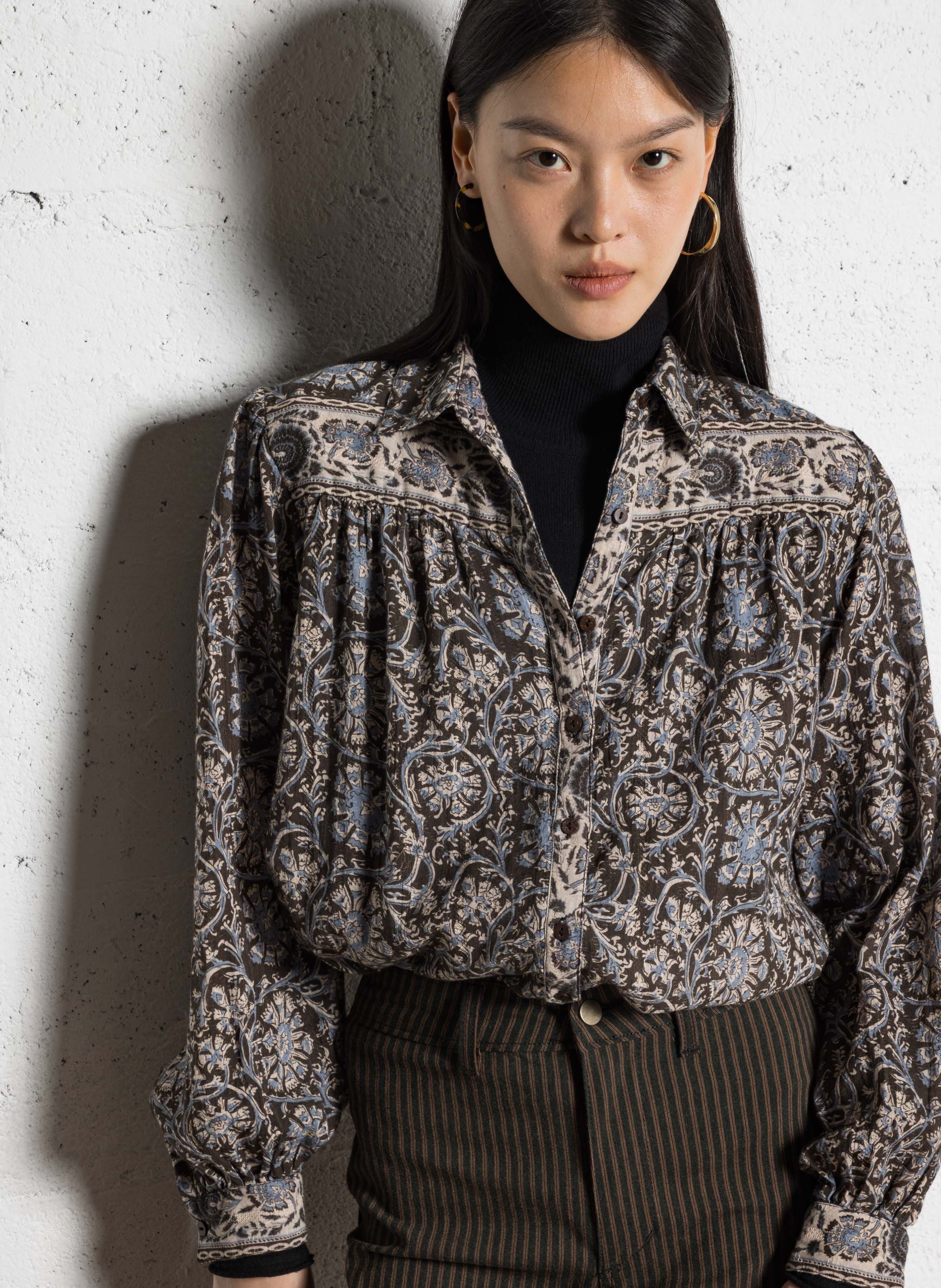 Loose shirt MAISON HOTEL Blue