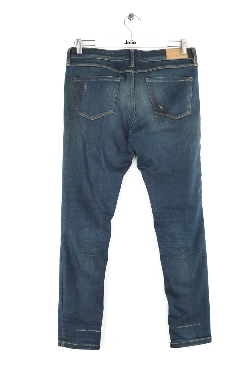 Cotton skinny jeans IRO - Seconde Main Blue