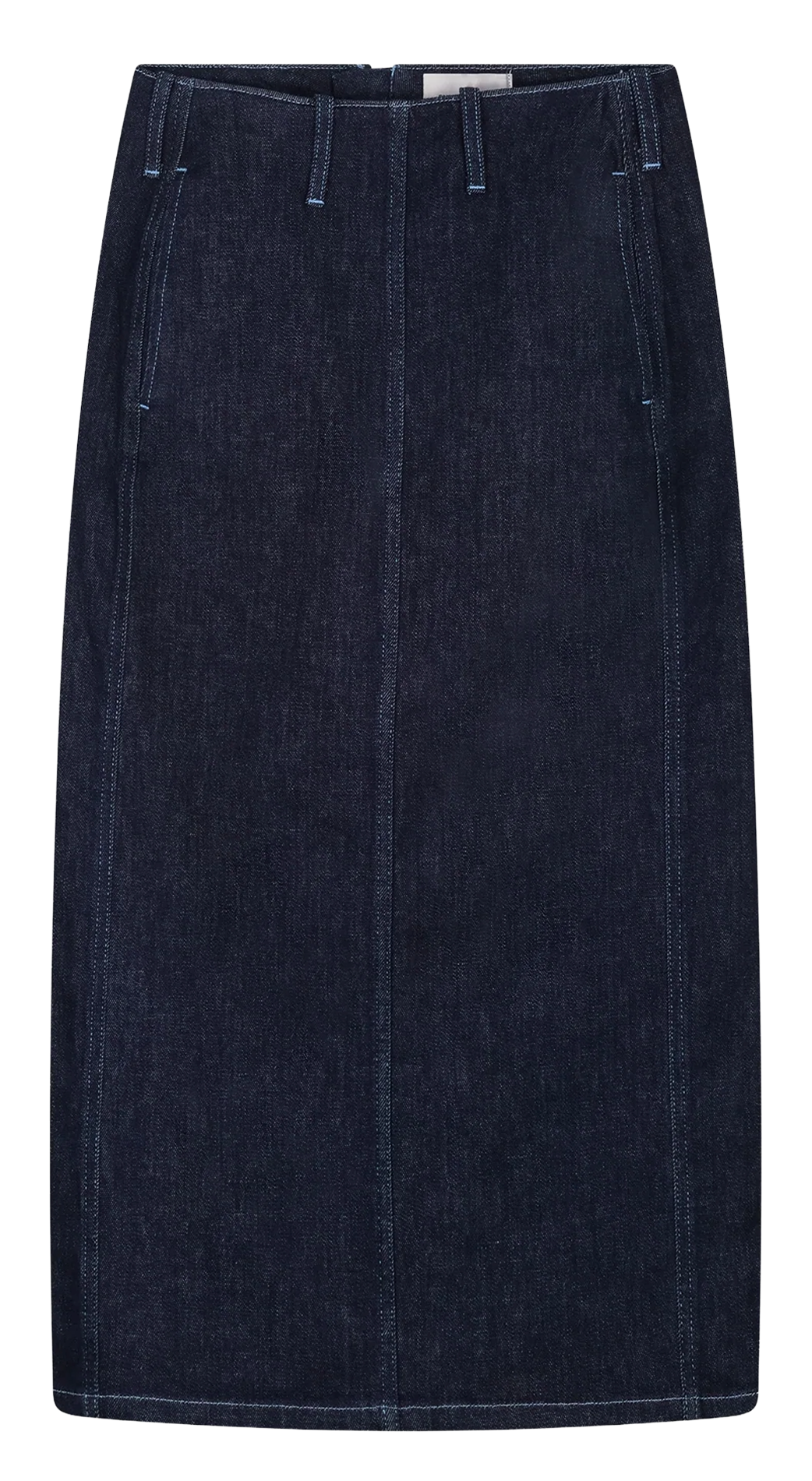 Halflange rok | biokatoenblend FABIENNE CHAPOT Blauw