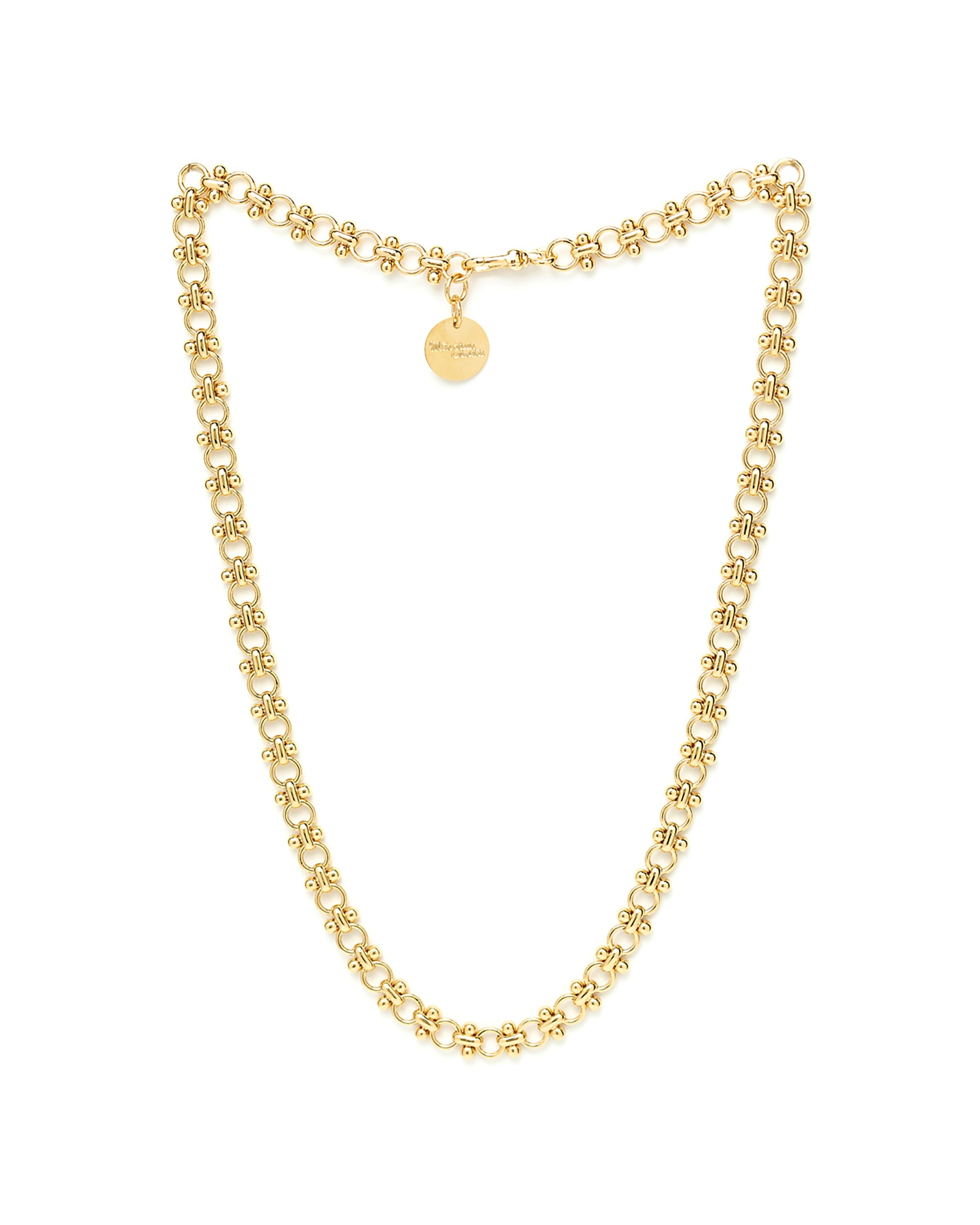 Maxi silver-plated necklace MONSIEUR SIMONE