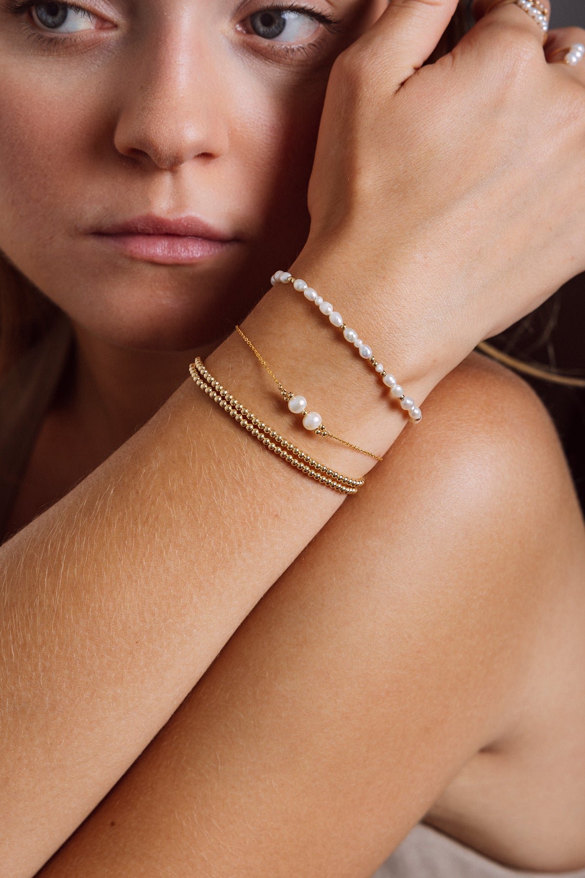 Yara pearl bracelet YAY Golden