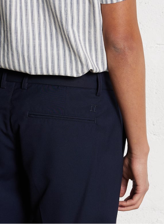 Straight-leg suit pants | Blue by LES DEUX Straight-leg suit pants Blue