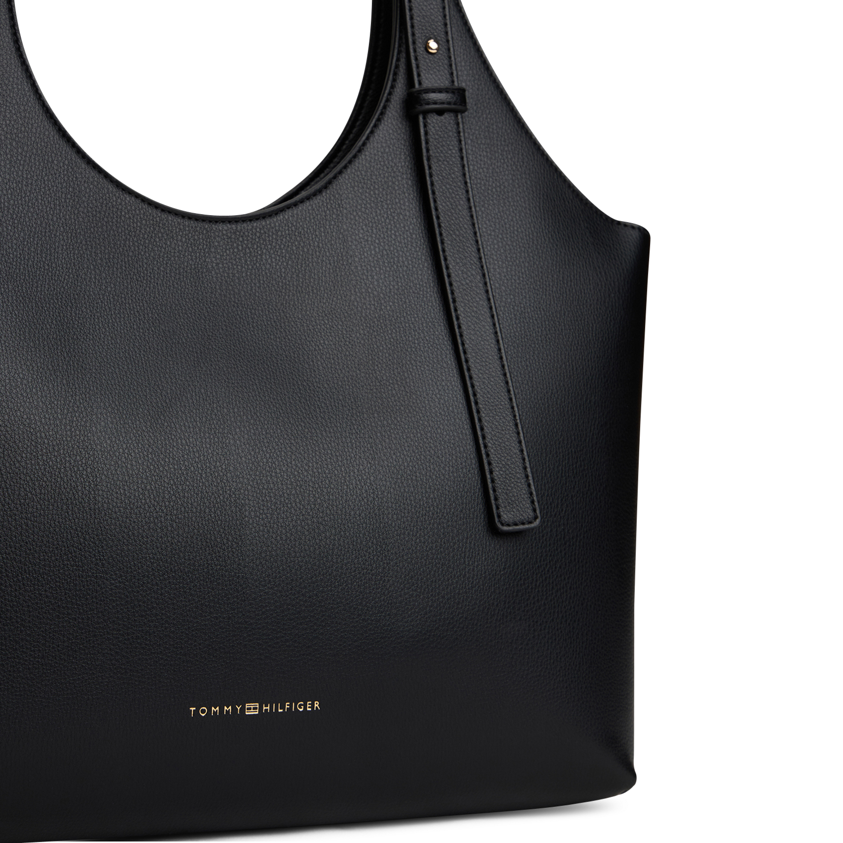 Shoulder bag with double handles TOMMY HILFIGER Black