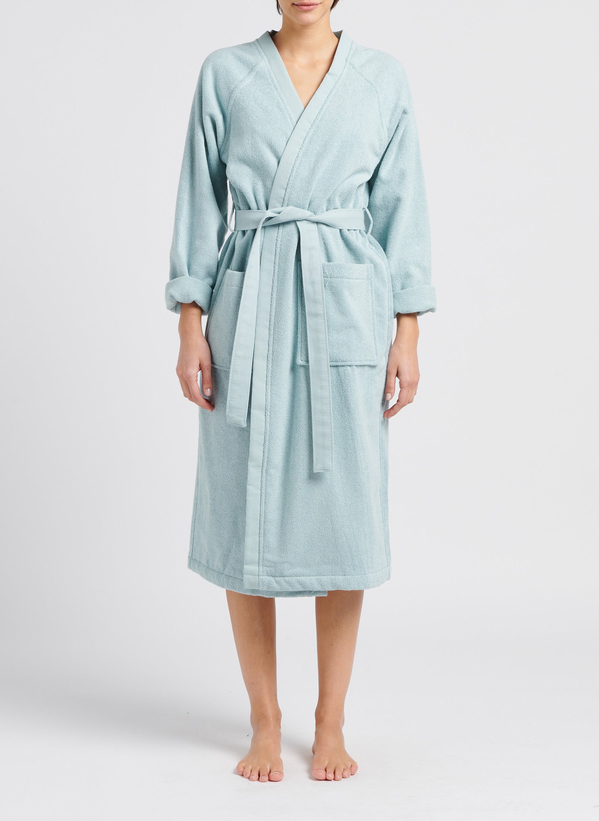 Cotton bathrobe AU PRINTEMPS PARIS MAISON Green