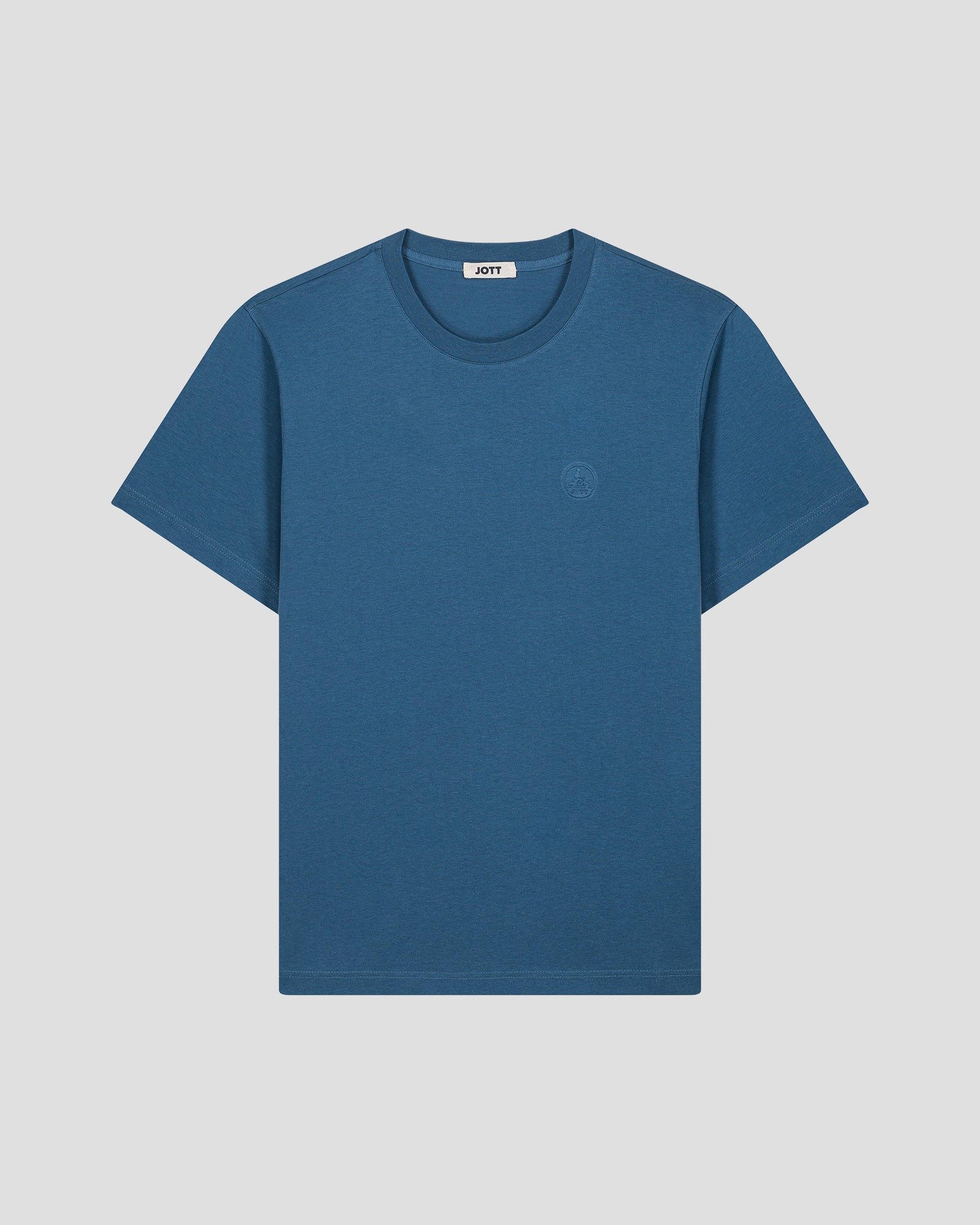 Men's round neck cotton Pedro t-shirt JOTT Blue