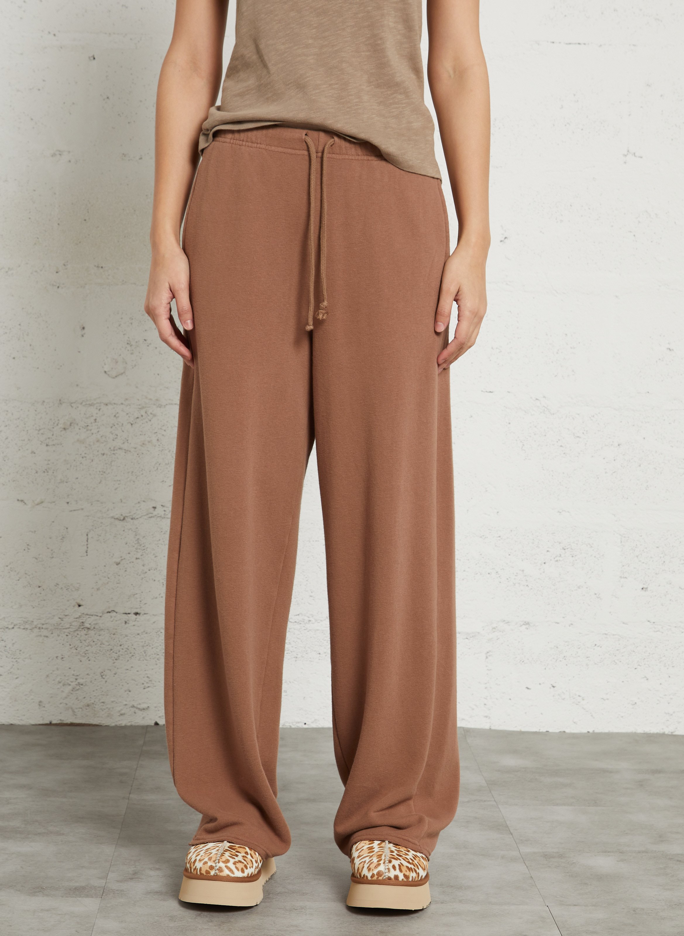 Loose-fit cotton-blend joggers AMERICAN VINTAGE