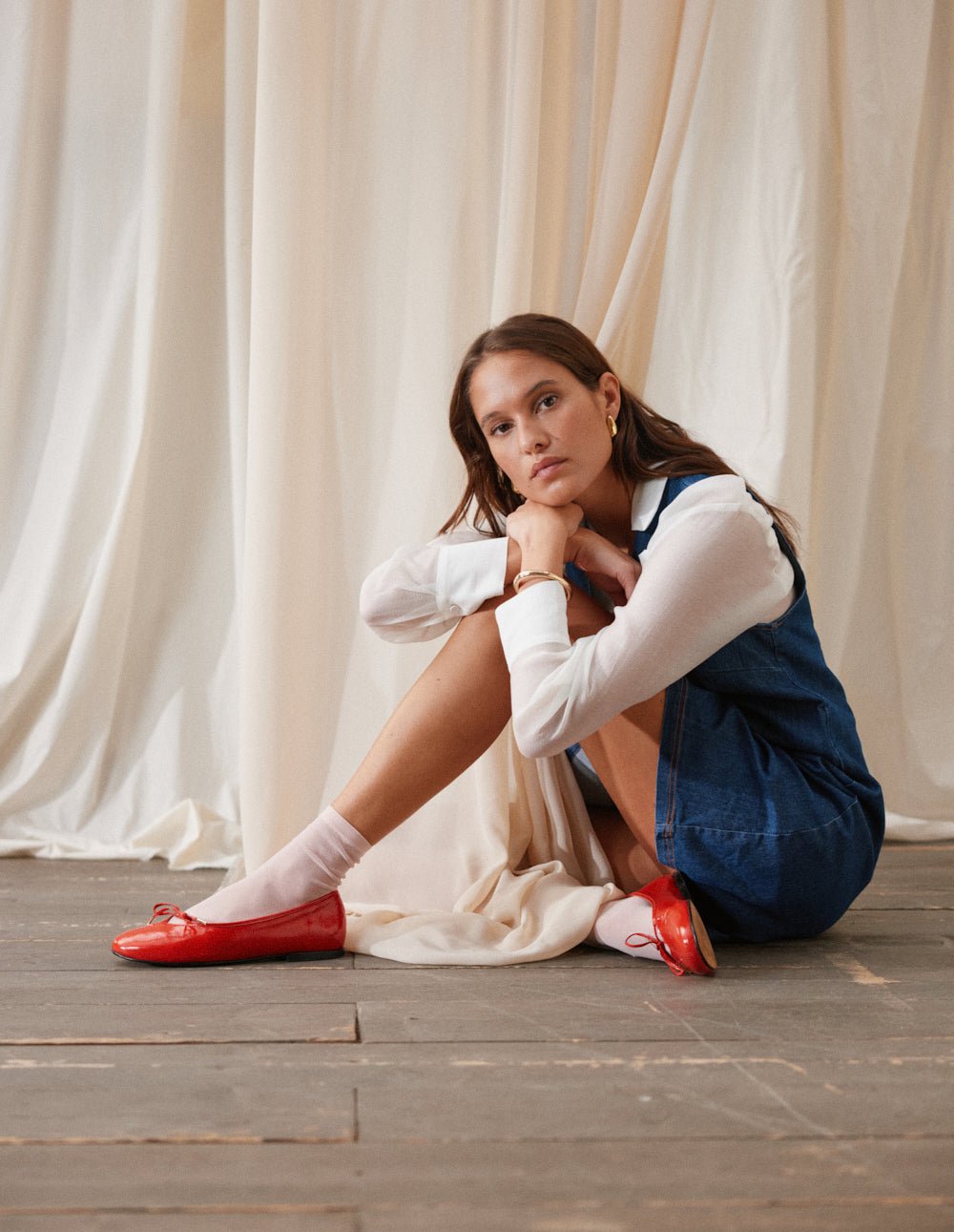 Ballet pumps ODAJE Red