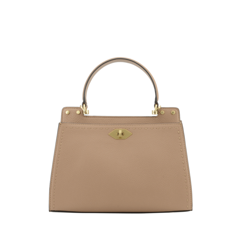 Handbag in calfskin Brown