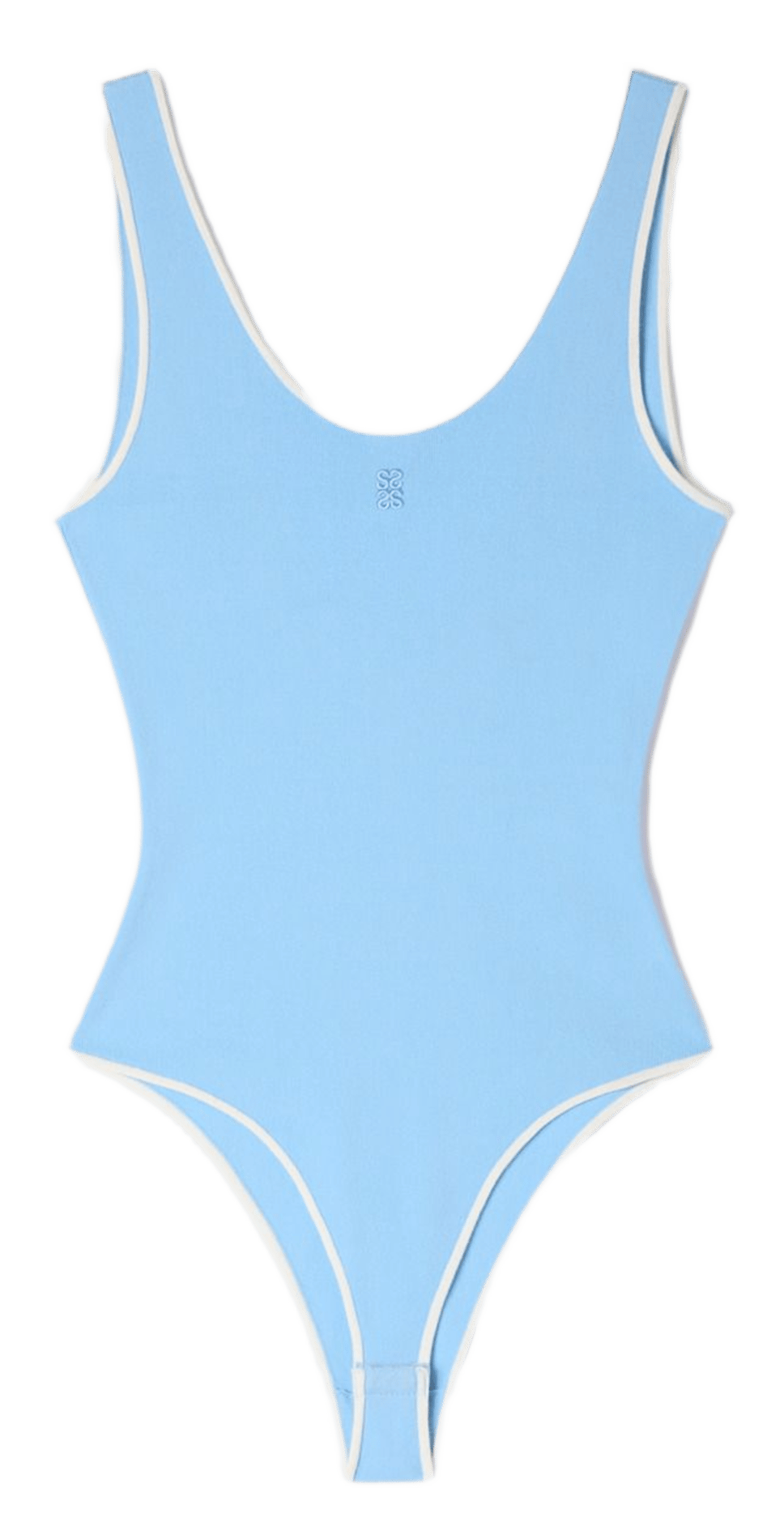 Mouwloos shirt met geborduurd logo SANDRO Blauw