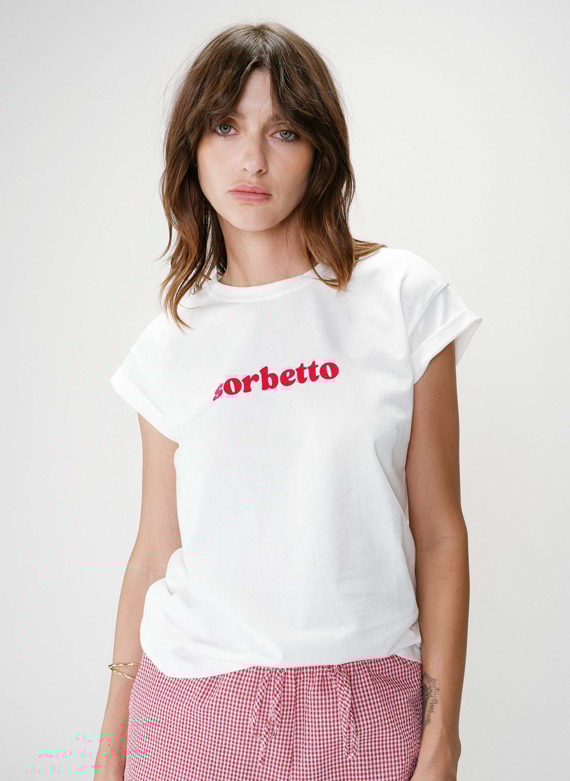 Bedrucktes T-Shirt mit Rundhalsausschnitt GRACE ET MILA Rosa