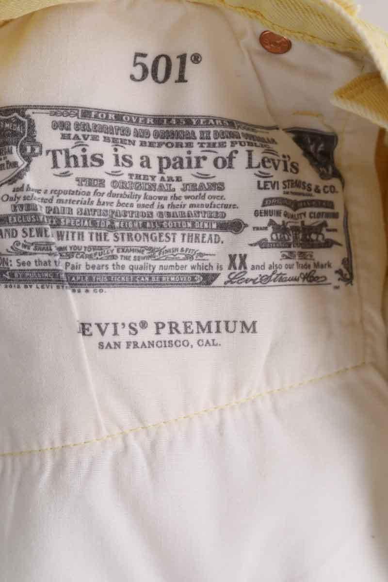 Mini shorts LEVI'S - Seconde main Yellow