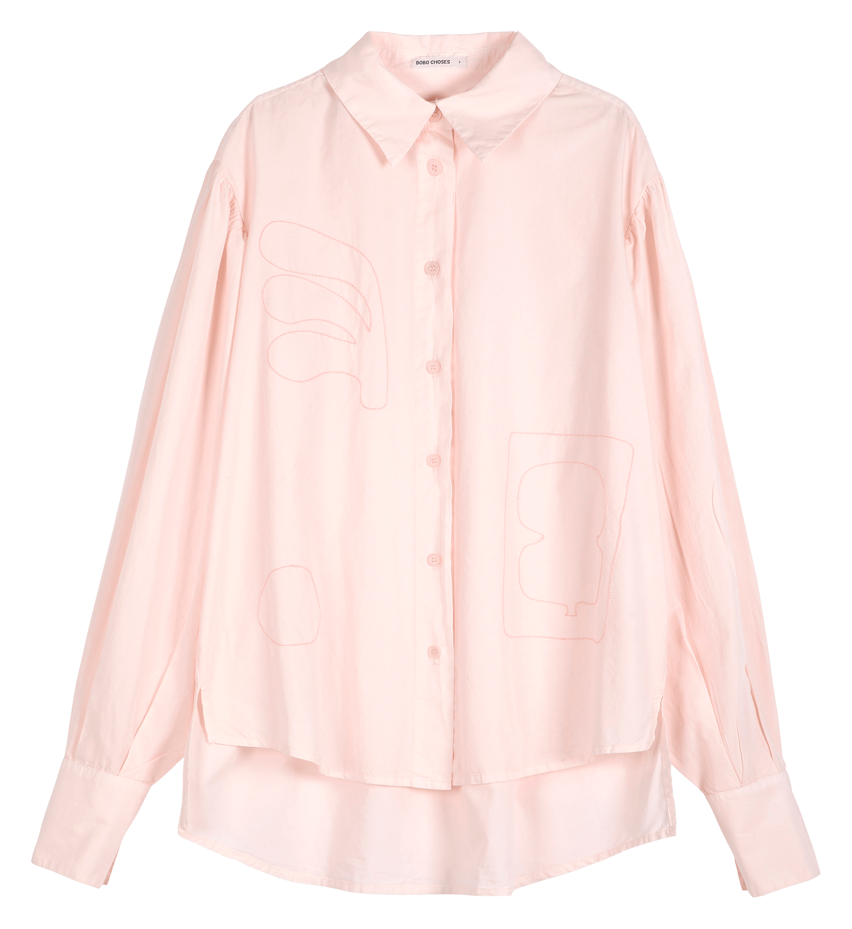 Loose-fit organic cotton shirt BOBO CHOSES Pink