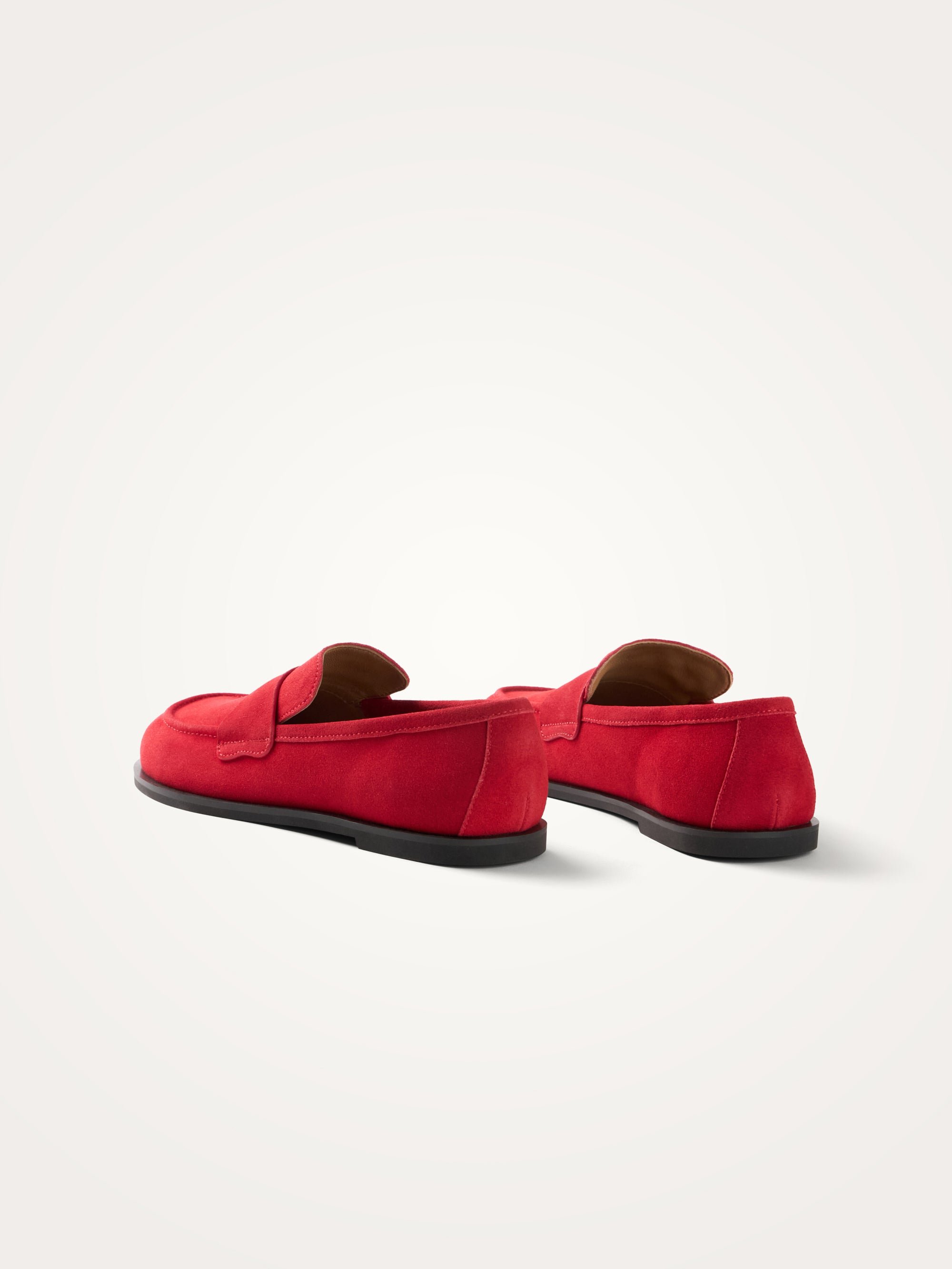 Flat heel moccasins with round toe | Red VANESSA WU Women