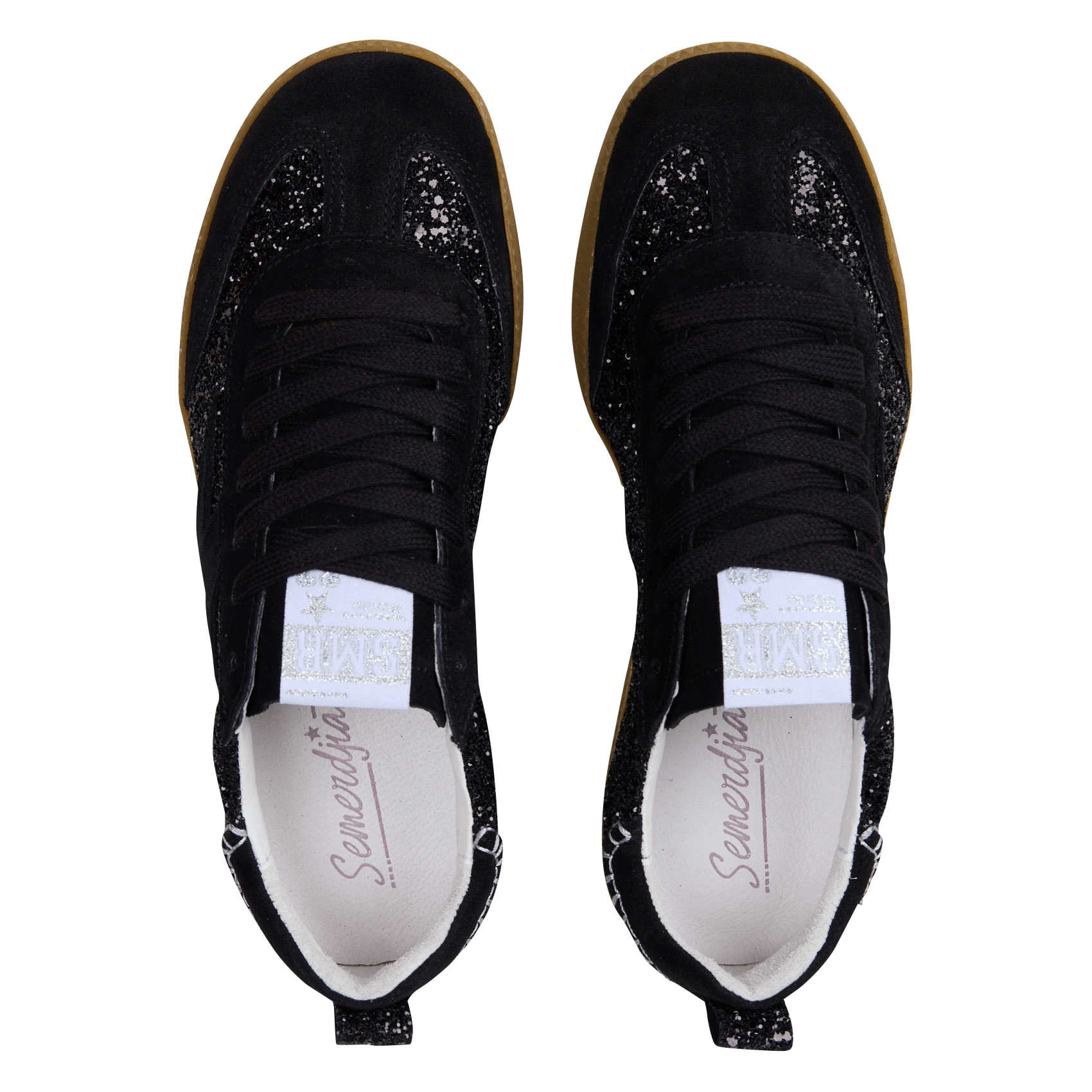 Lage sneakers met pailletten SEMERDJIAN - SMR Zwart