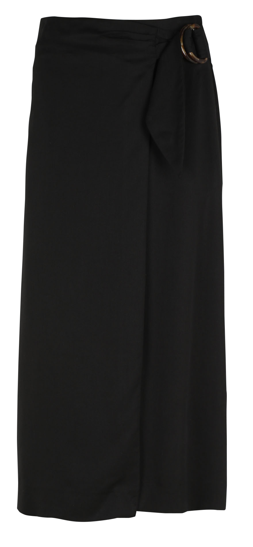 Midi Wrap Skirt Noir Caroll - Women | Place des Tendances