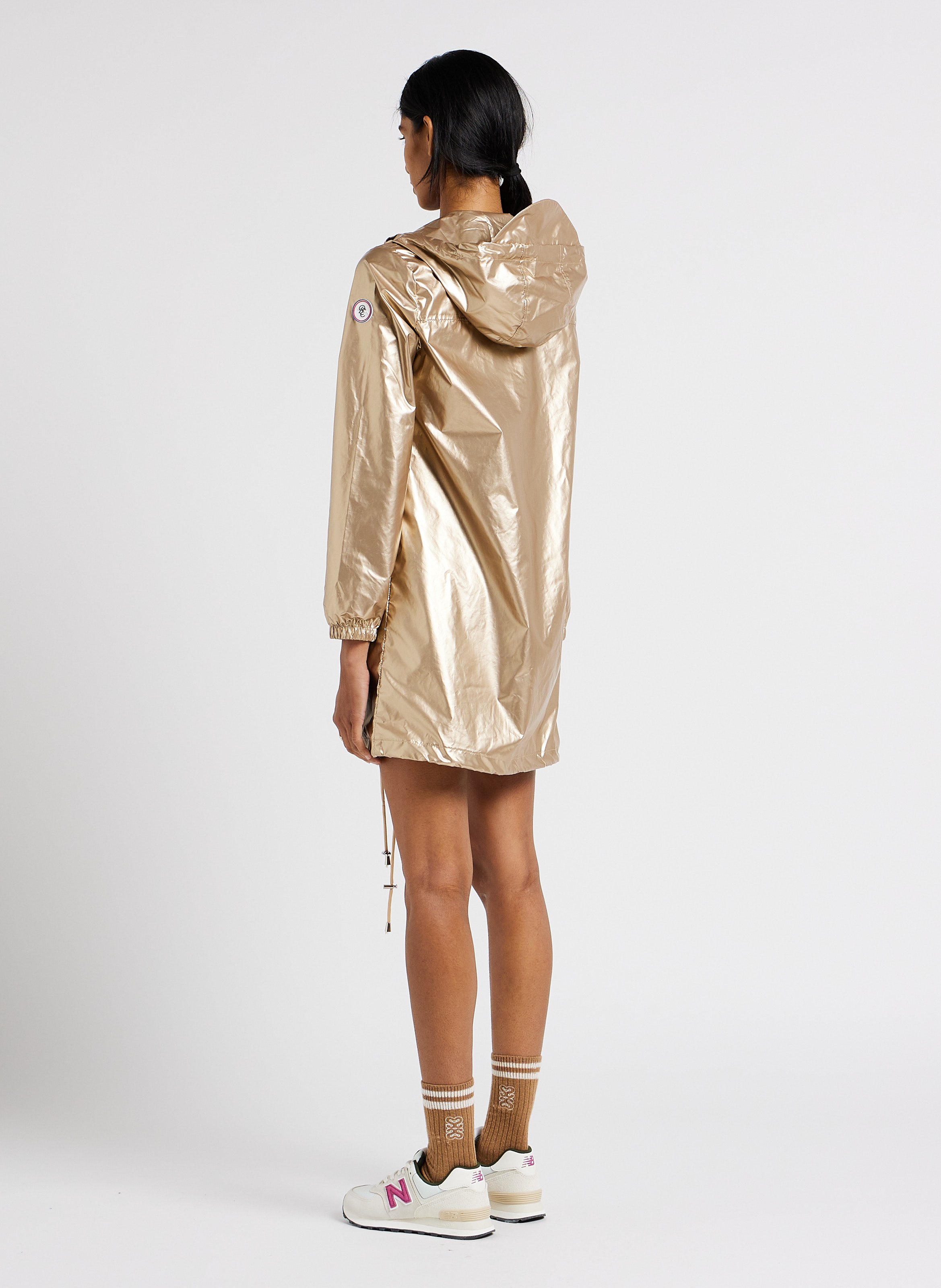 Coupe-vent col montant métallisé LA PETITE ETOILE Doré