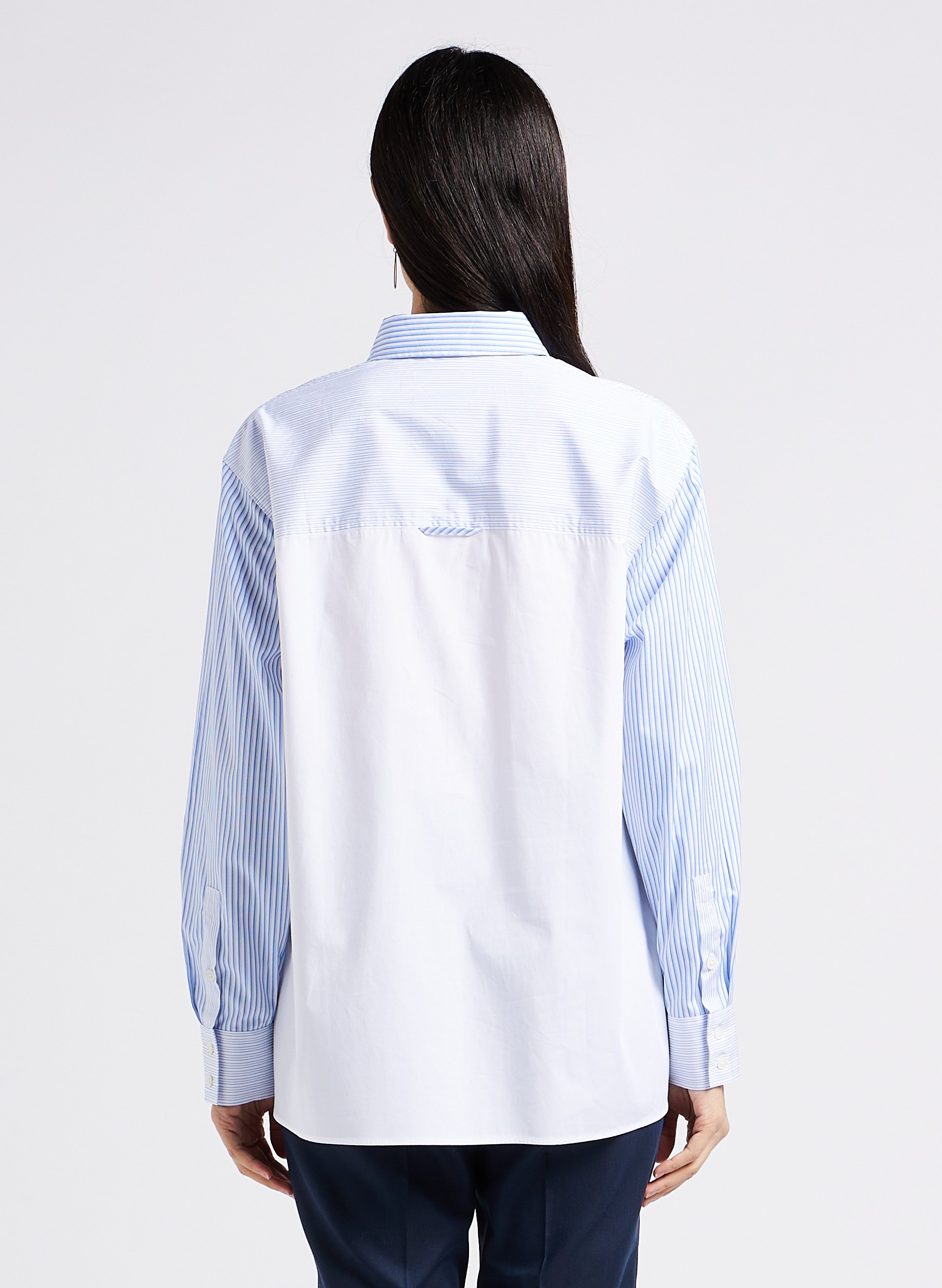 Straight cotton shirt with classic collar PAUL SMITH White