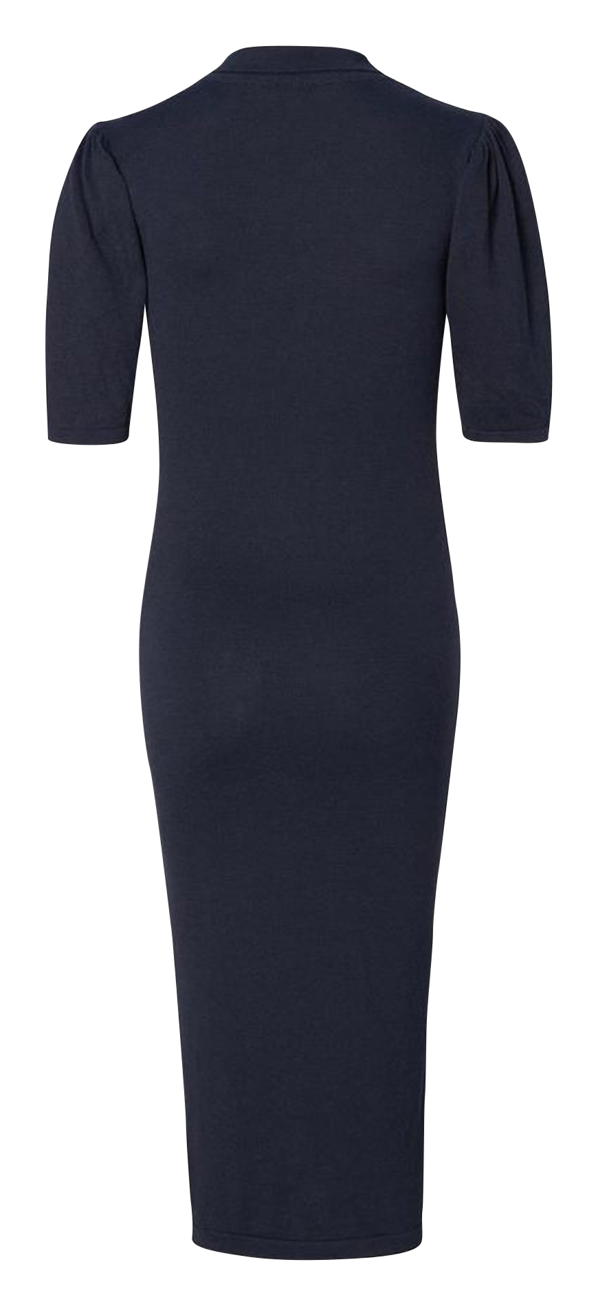 Midikleid aus Baumwoll-Mix Blau