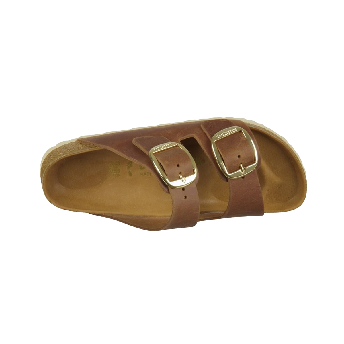 Faux leather sandals BIRKENSTOCK Brown