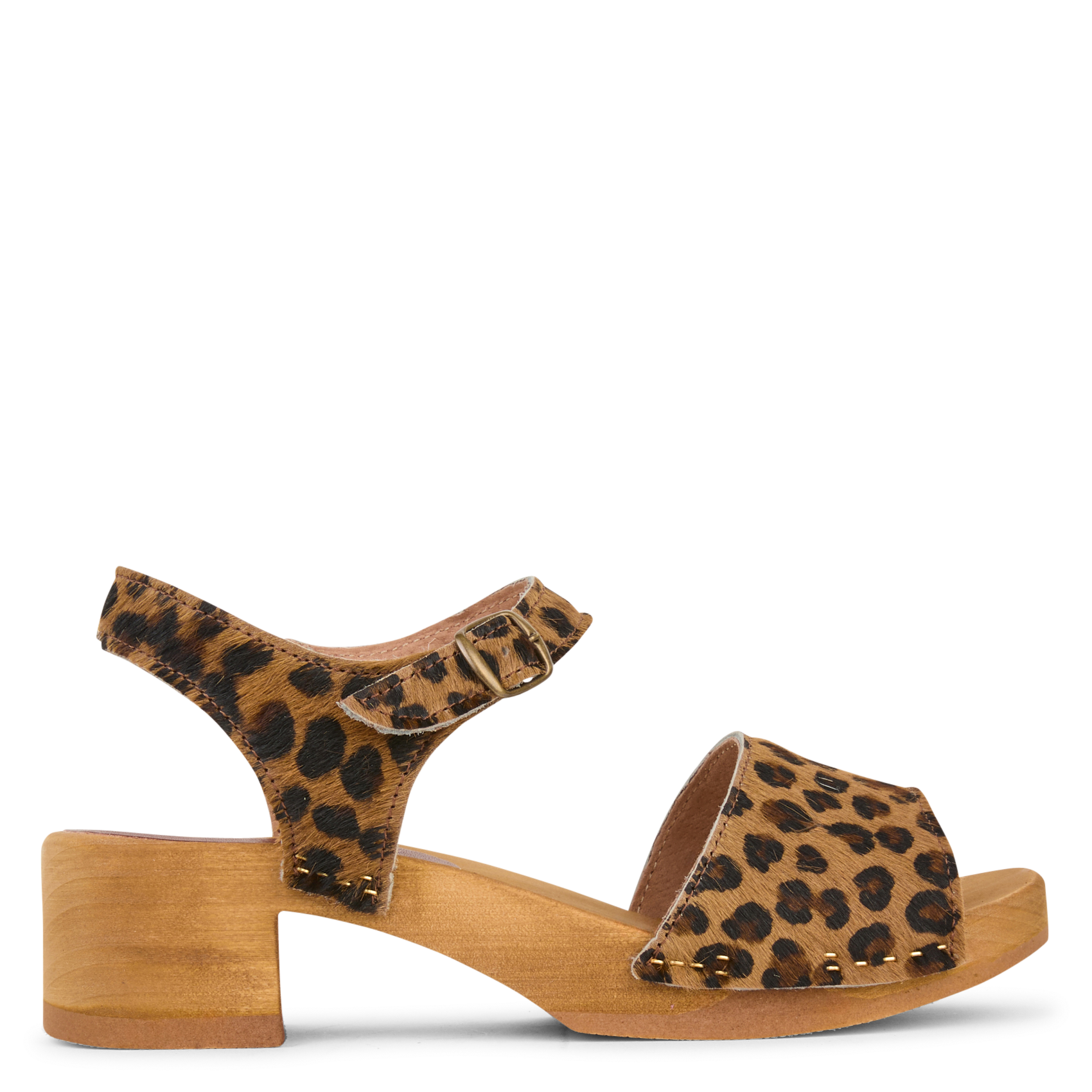 Printed pony leather sandals BOSABO Multicolored