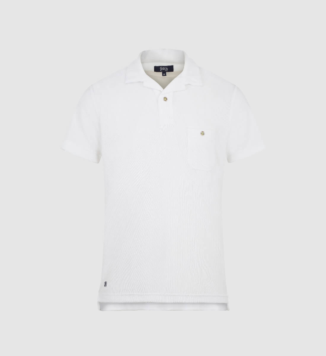 Terry cloth polo GILI'S White