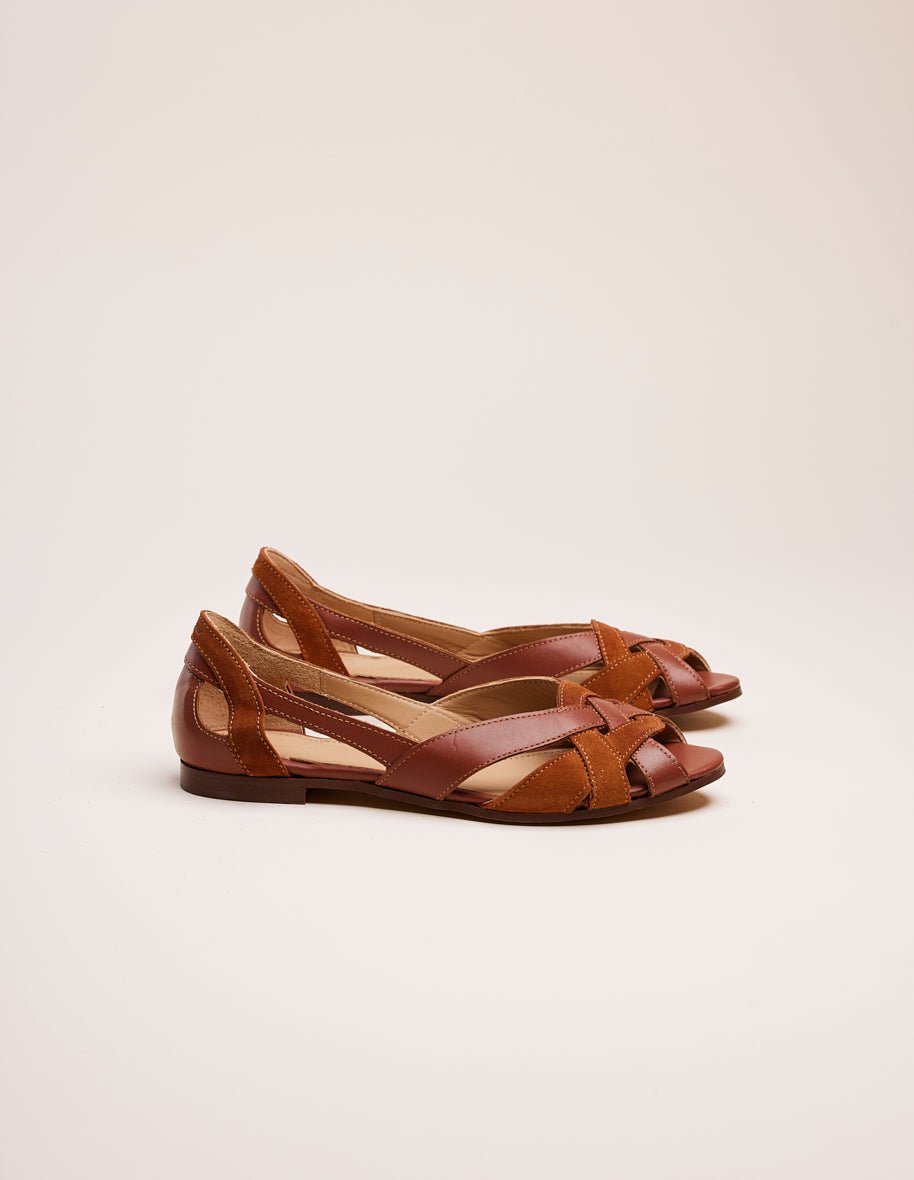Sandals ODAJE EX. M.MOUSTACHE Brown
