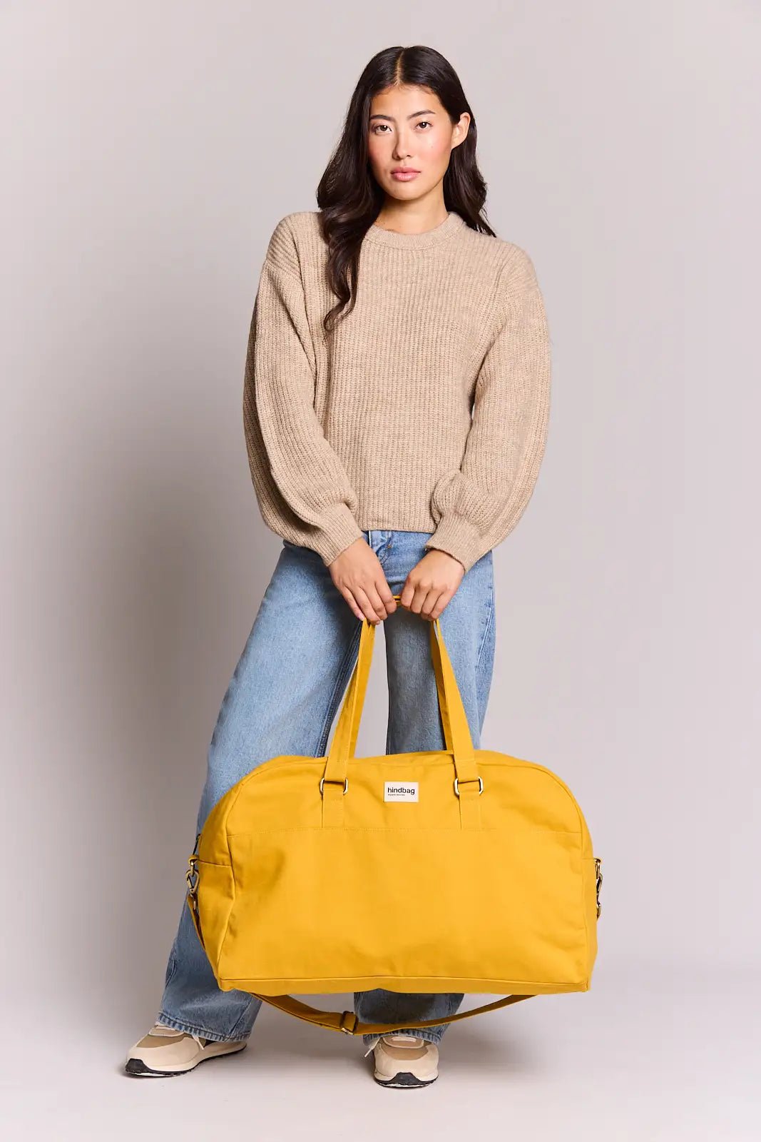 Cotton travel bag HINDBAG Yellow