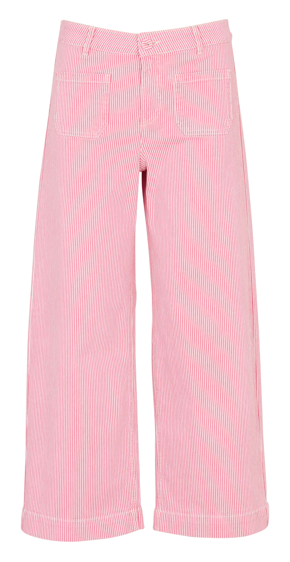 Jean cropped en coton MAISON 123 Rose