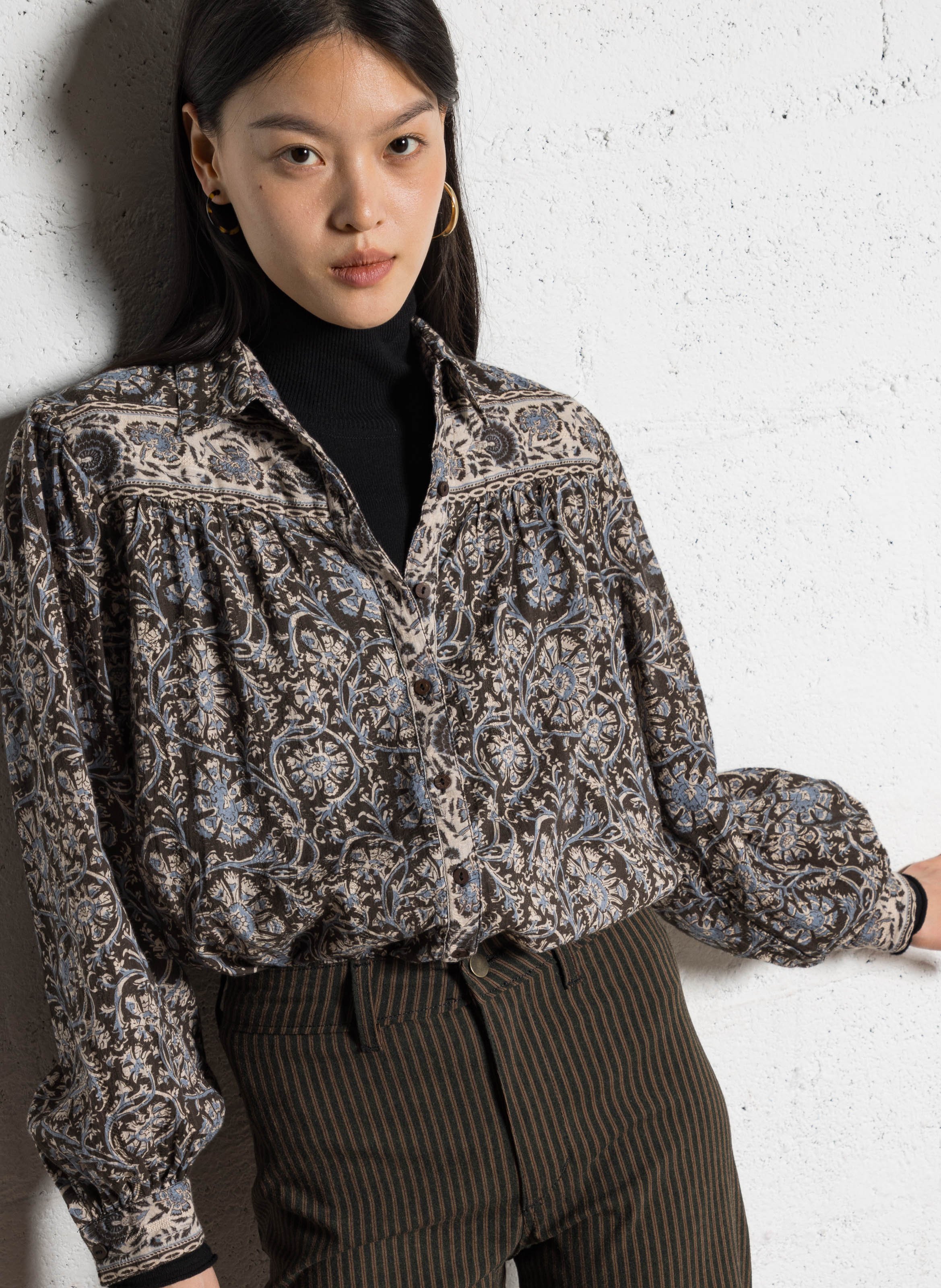 Loose shirt MAISON HOTEL Blue