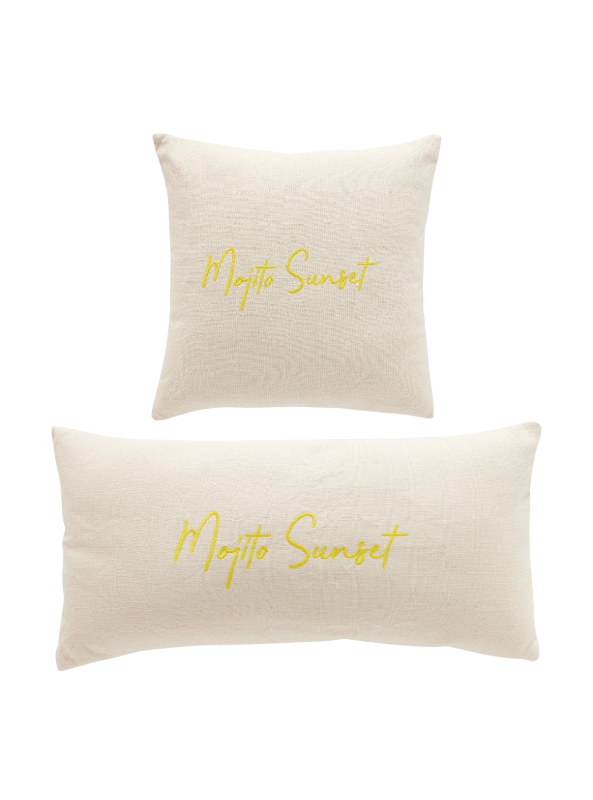 Set of 2 cotton removable cushion covers TODAY LINGE DE MAISON