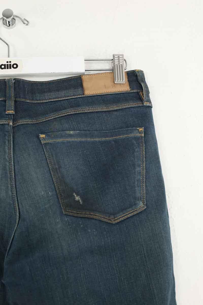 Cotton skinny jeans IRO - Seconde Main Blue