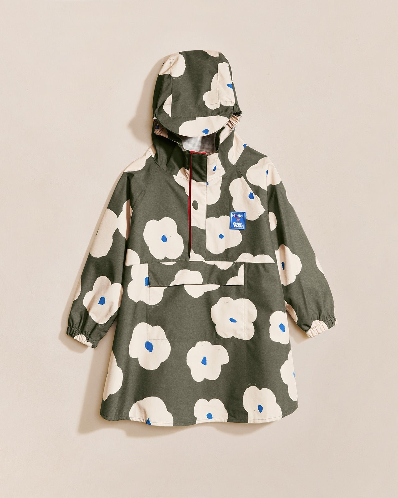The rain cape with anemones clouds EMOI EMOI Green