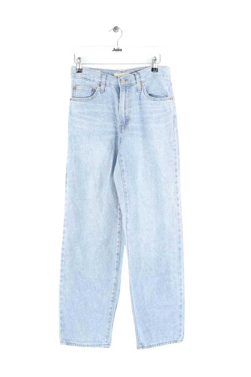 Cotton straight jeans LEVI'S - Seconde main Blue
