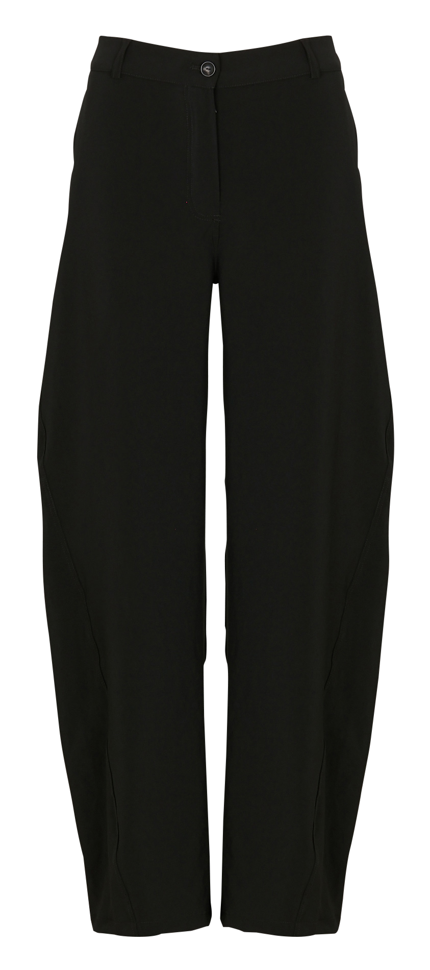 Pantalon tailleur ample uni COTELAC Noir