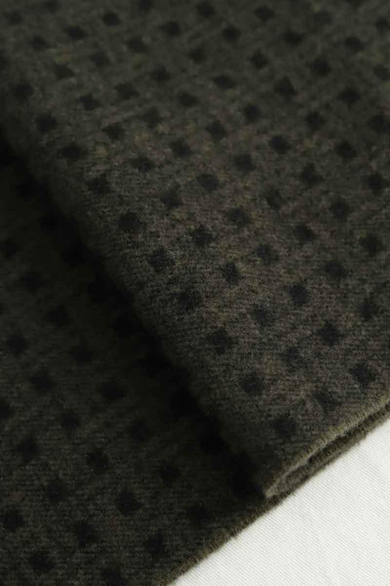 Leather jacket with hood KENZO - SECONDE MAIN Khaki