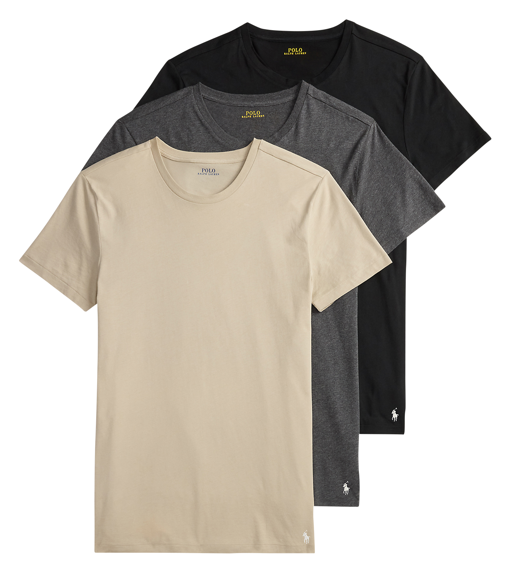 Tee-shirt col rond en coton POLO RALPH LAUREN Multicolore