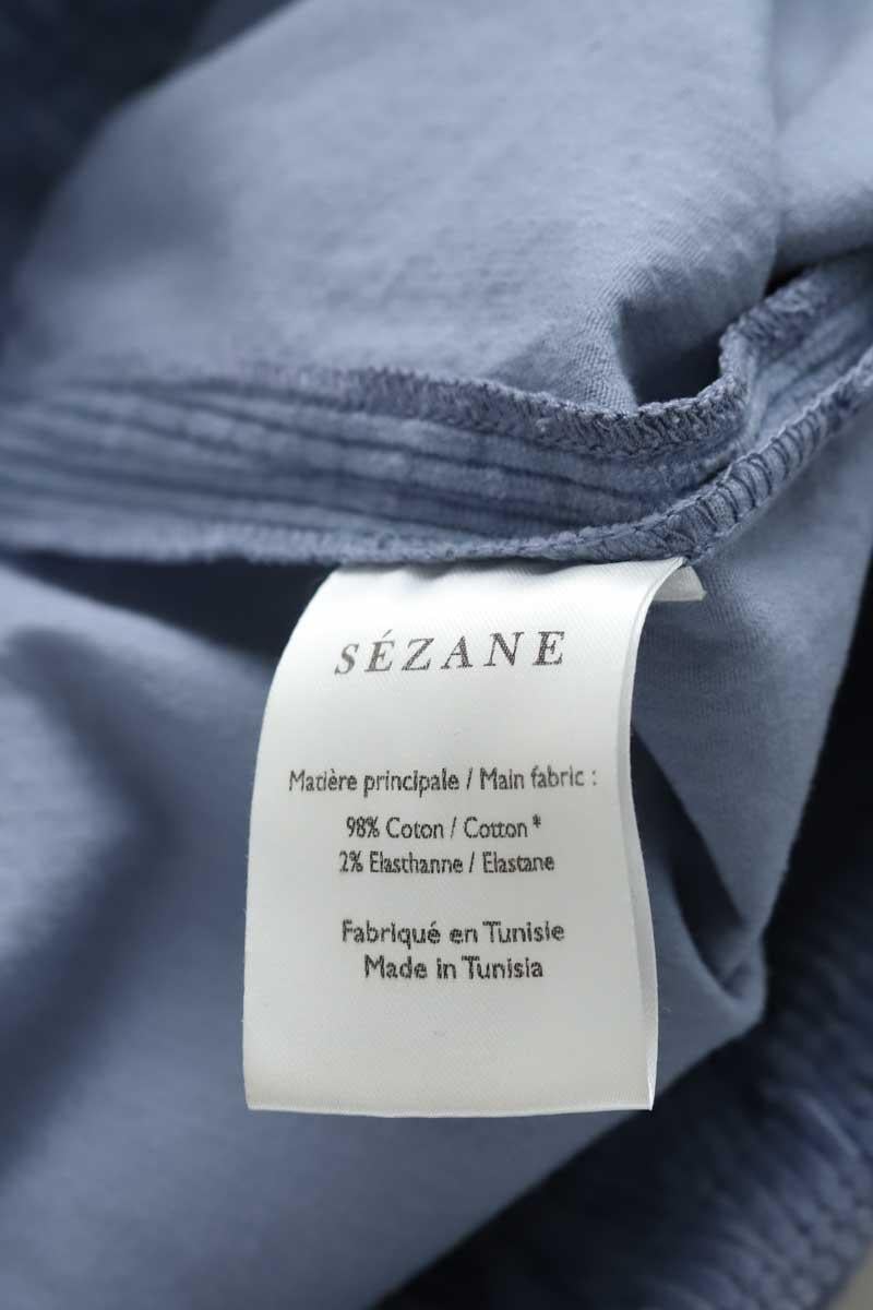 Slim-fit cotton cargo pants SEZANE - Seconde main Blue