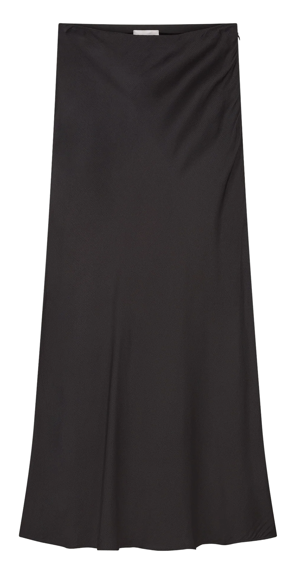 Halflange, glanzende rok FABIENNE CHAPOT Zwart