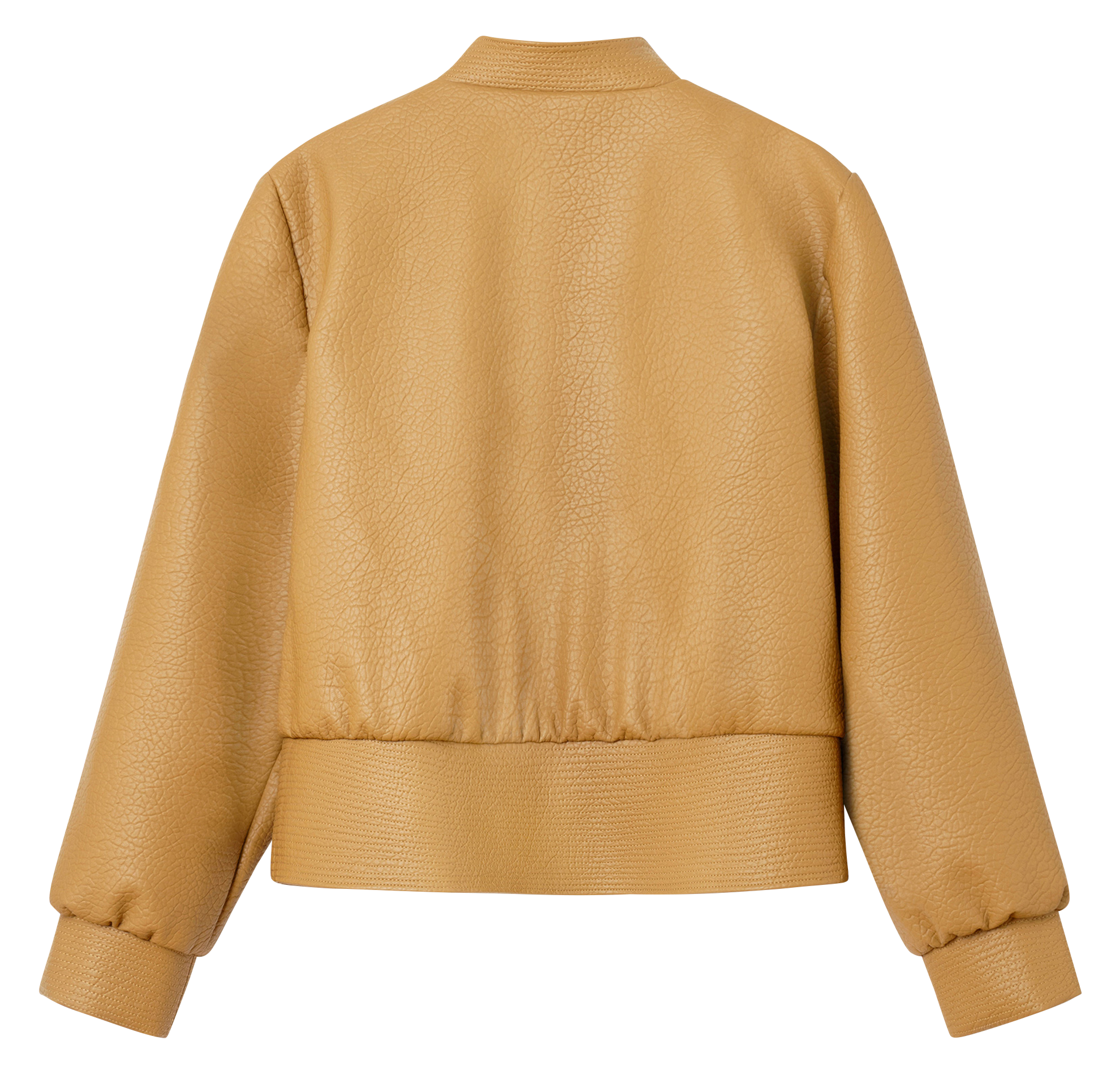 Blouson droit col teddy LAAGAM Beige