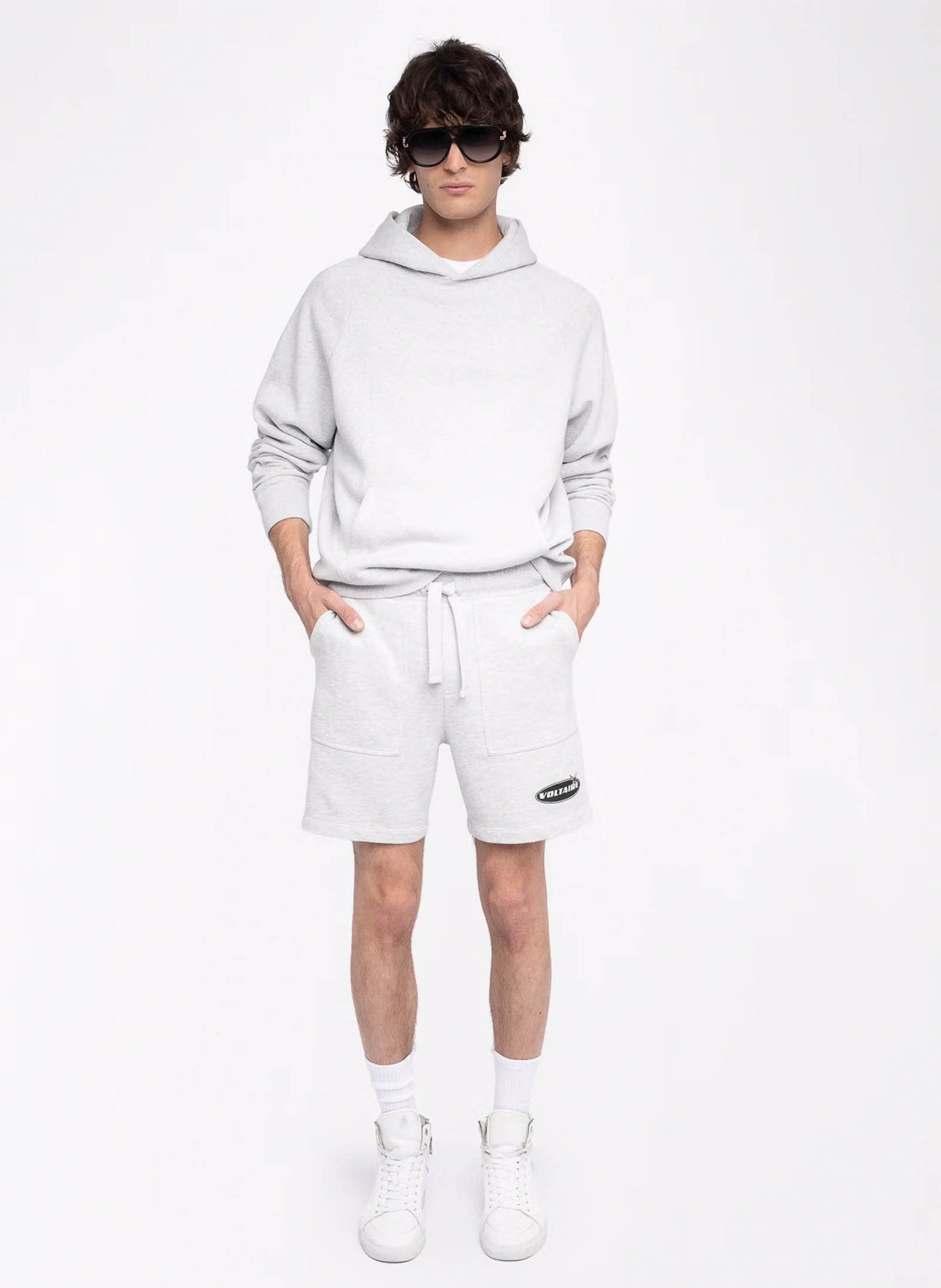 Straight cotton shorts ZADIG&VOLTAIRE Grey