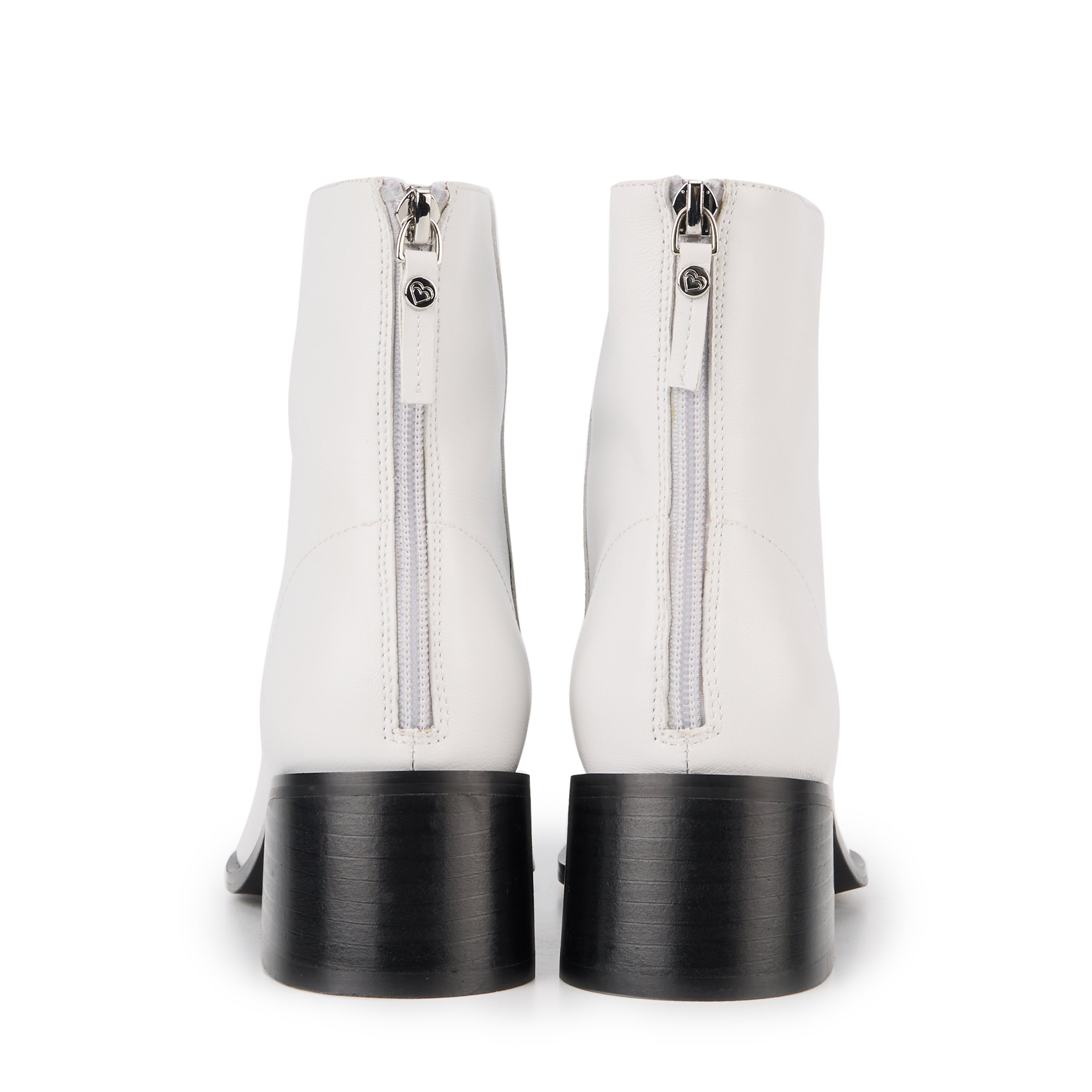 Smooth leather Coralie BONS BAISERS PARIS White