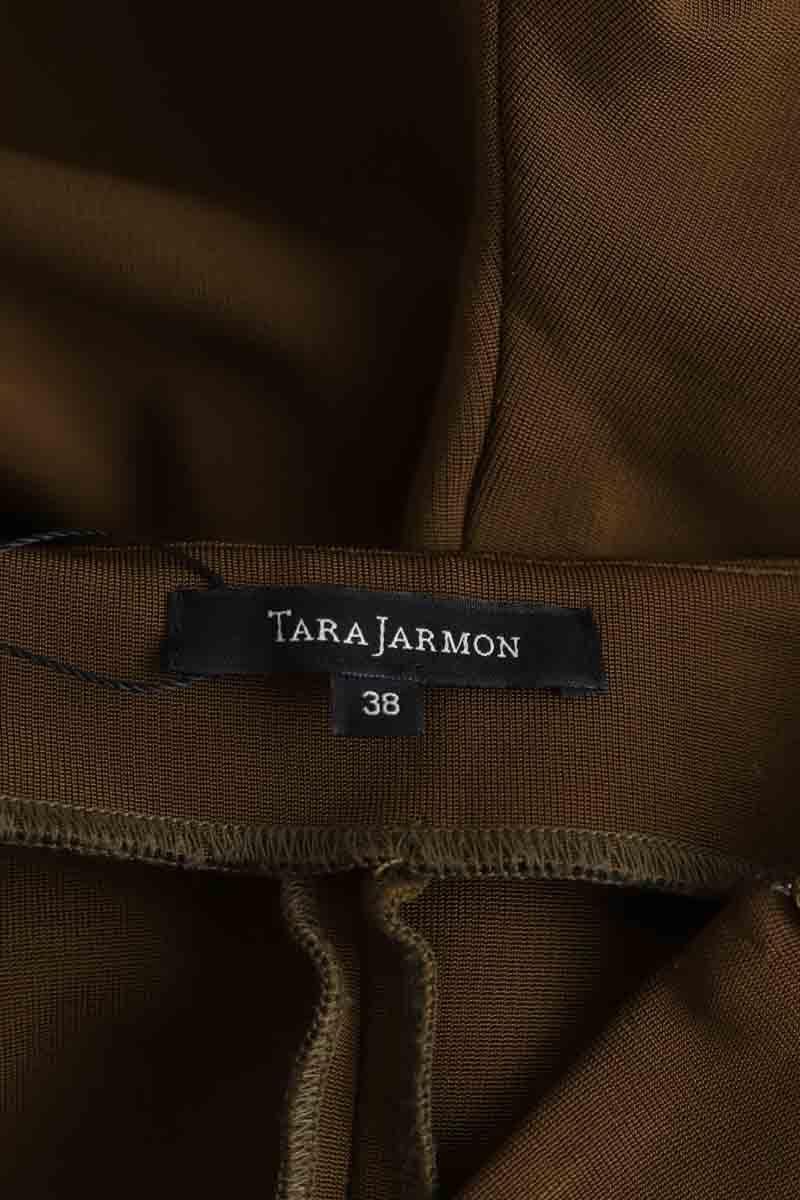 Crinkle dress TARA JARMON - Seconde Main Khaki