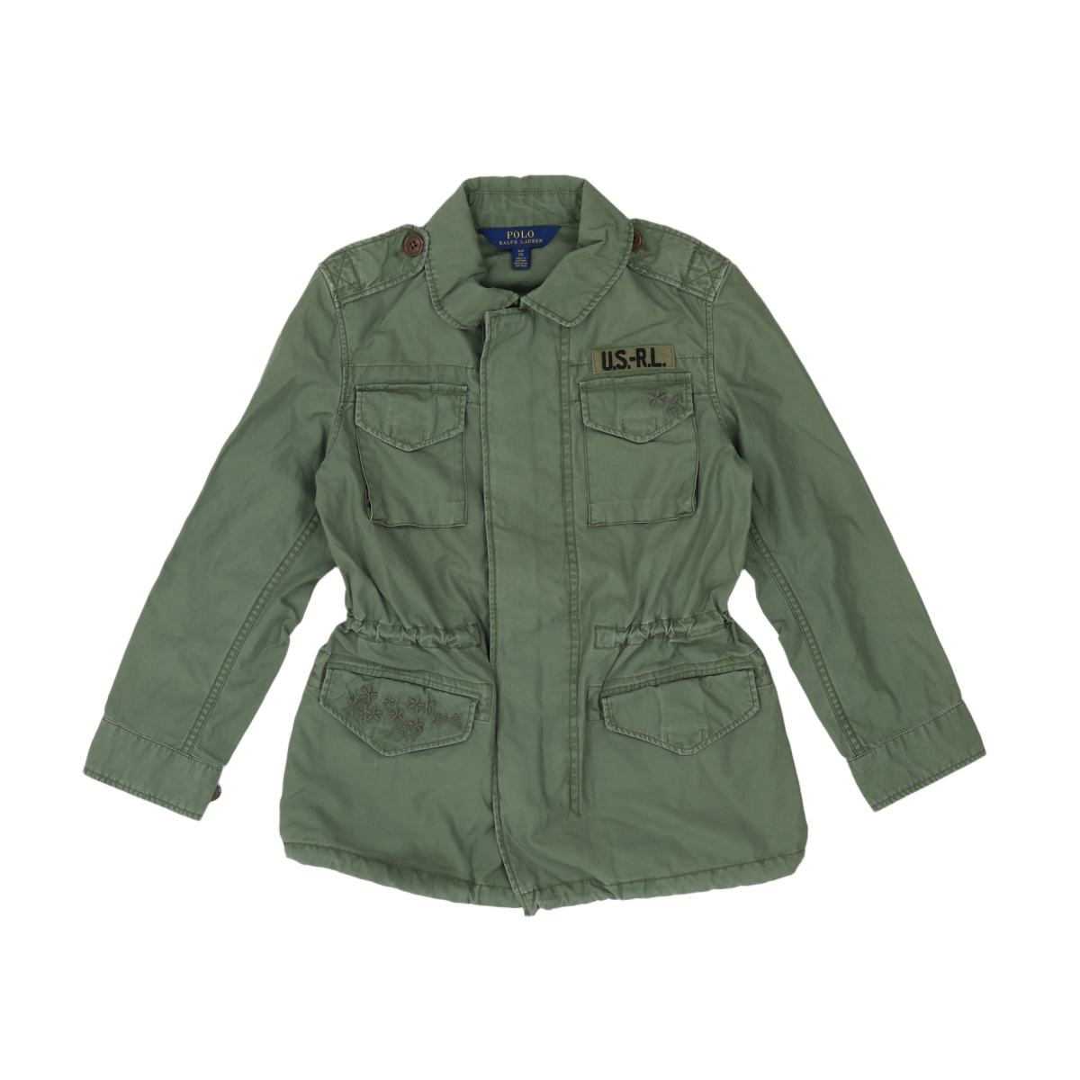 Green child's jacket - 7 years POLO RALPH LAUREN - Seconde Main Green