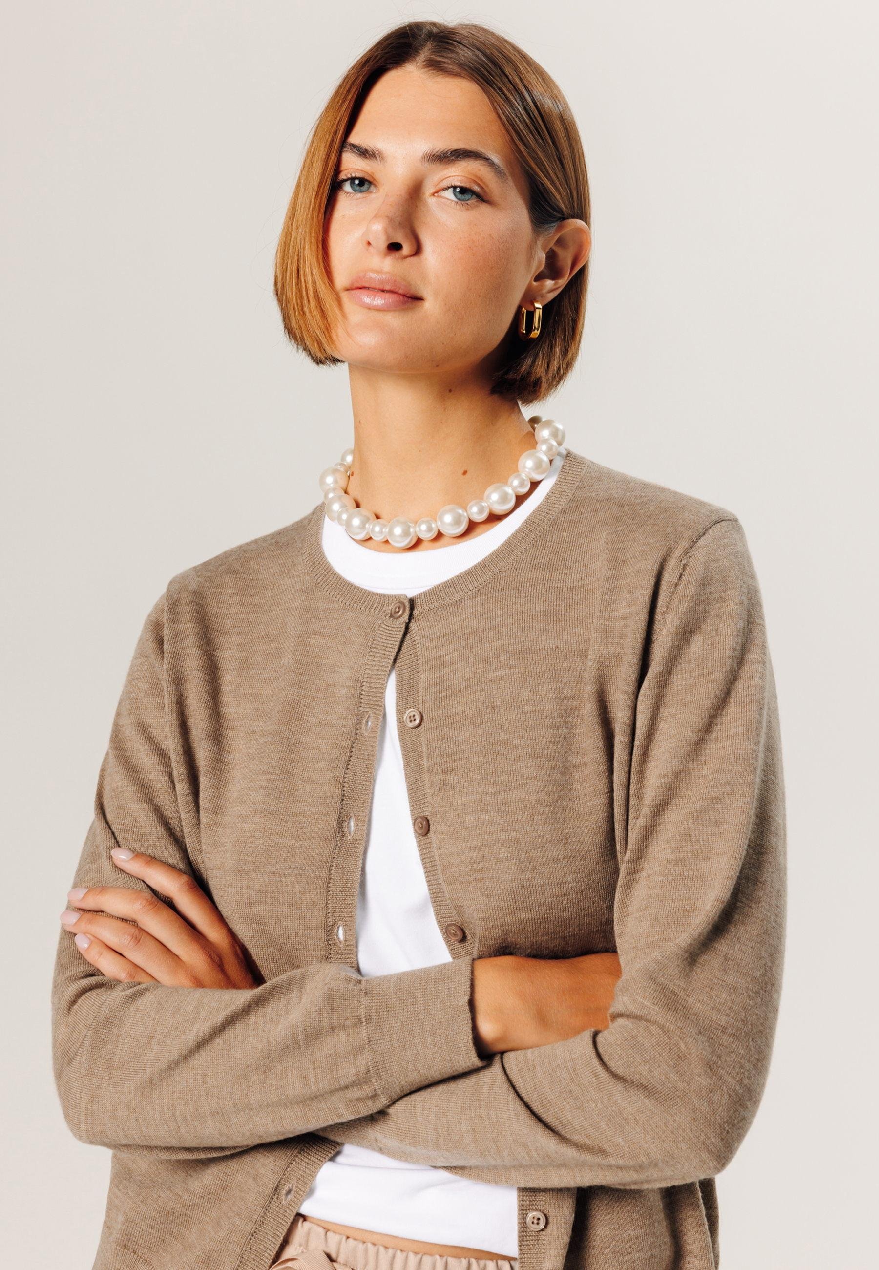 Merino wool cardigan RODIER Beige