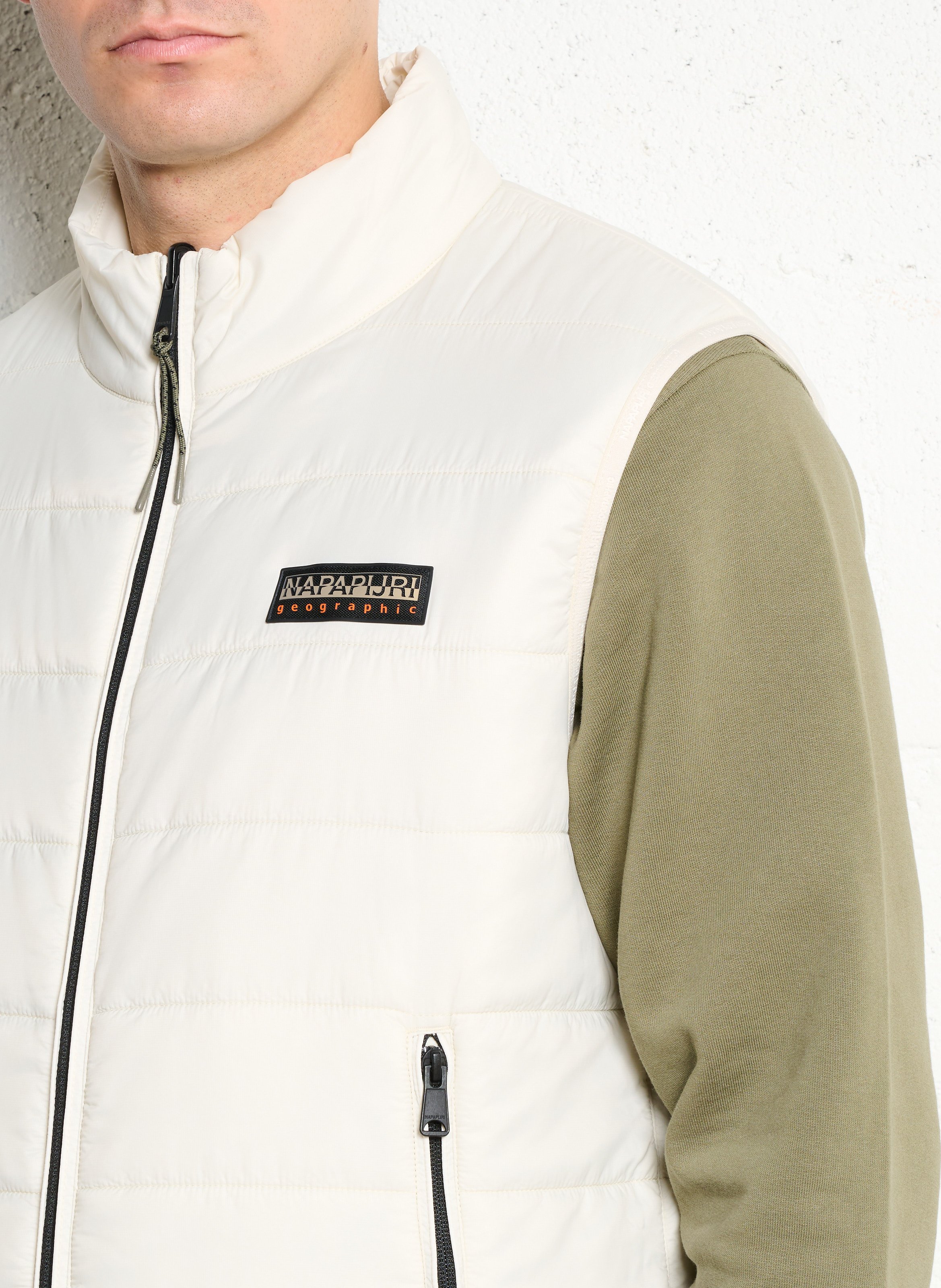 Rechte parka met opstaande kraag NAPAPIJRI Groen