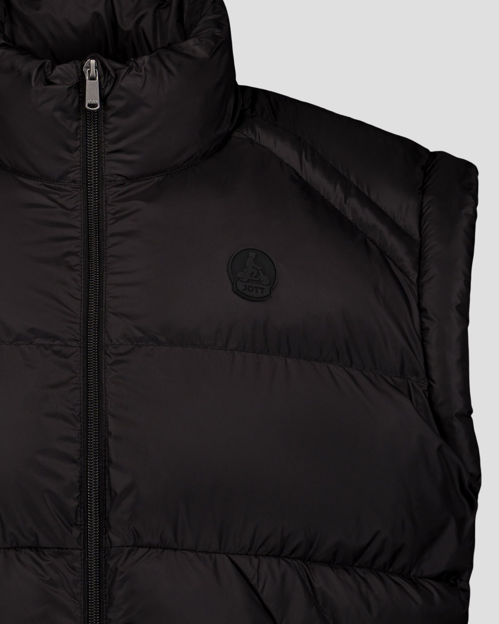 Oversized short sleeveless puffer jacket Lyna JOTT Blue