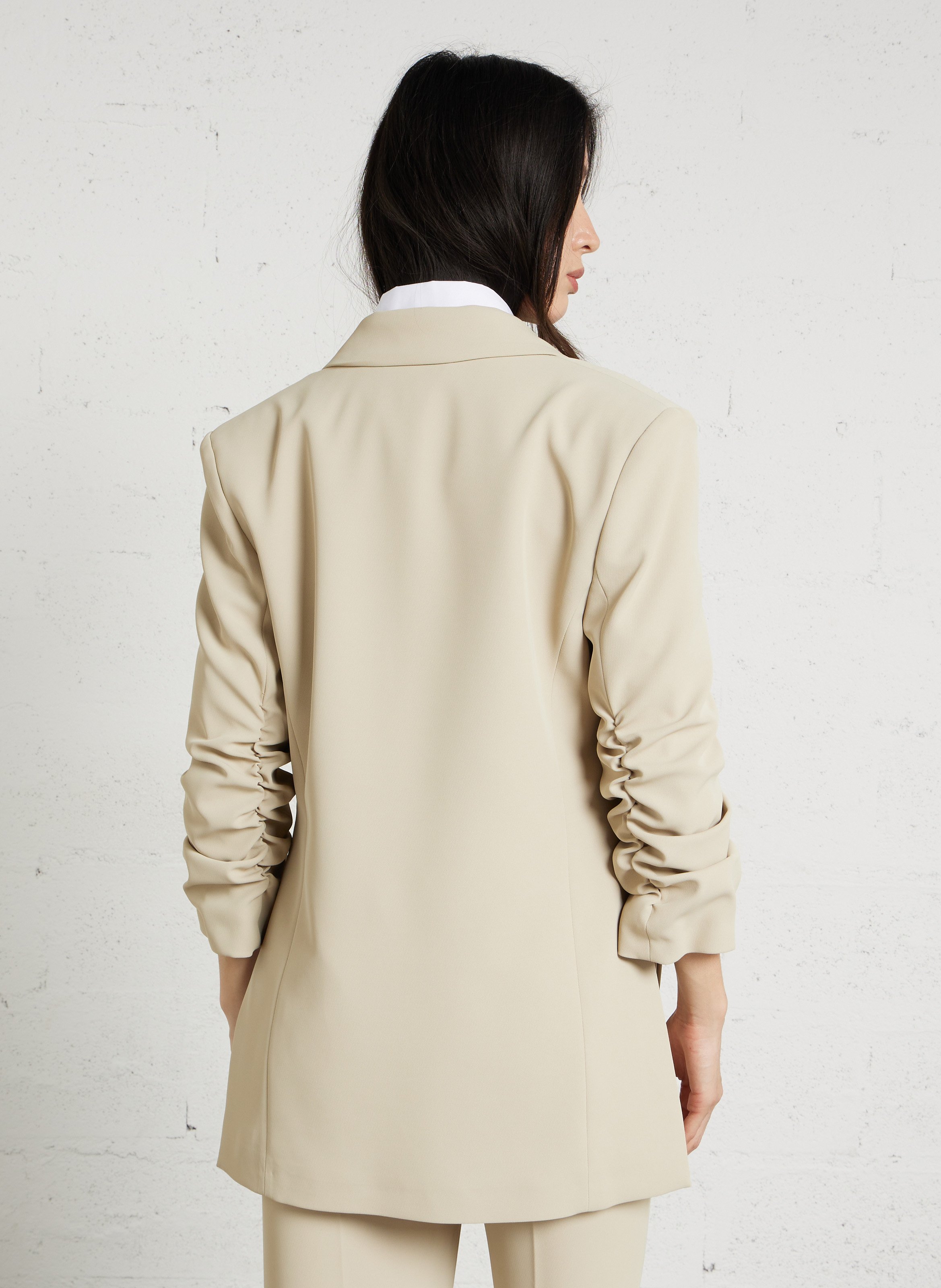 Blazer asymétrique col tailleur IMPERIAL Doré