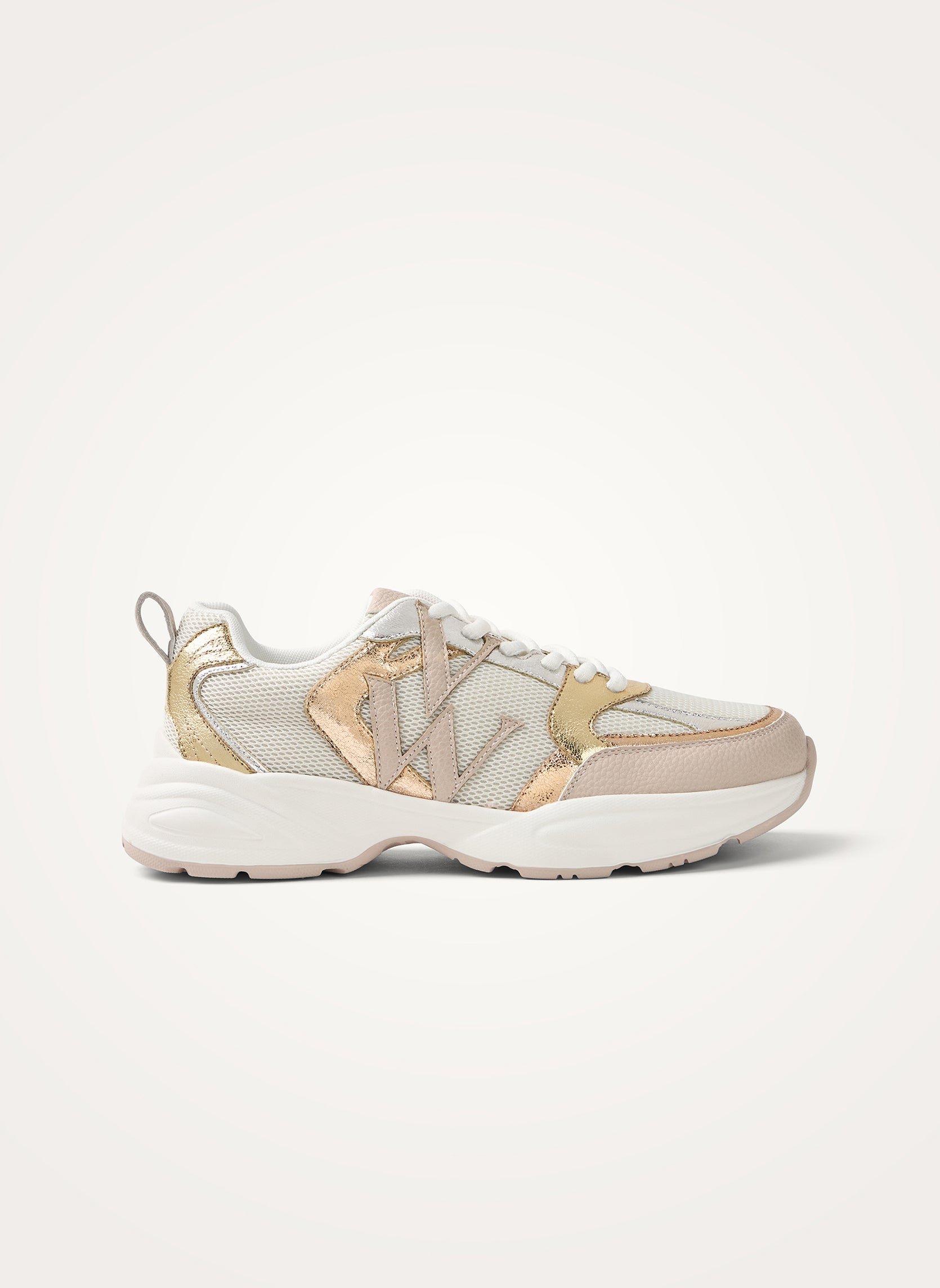 Low mesh sneakers VANESSA WU Silver