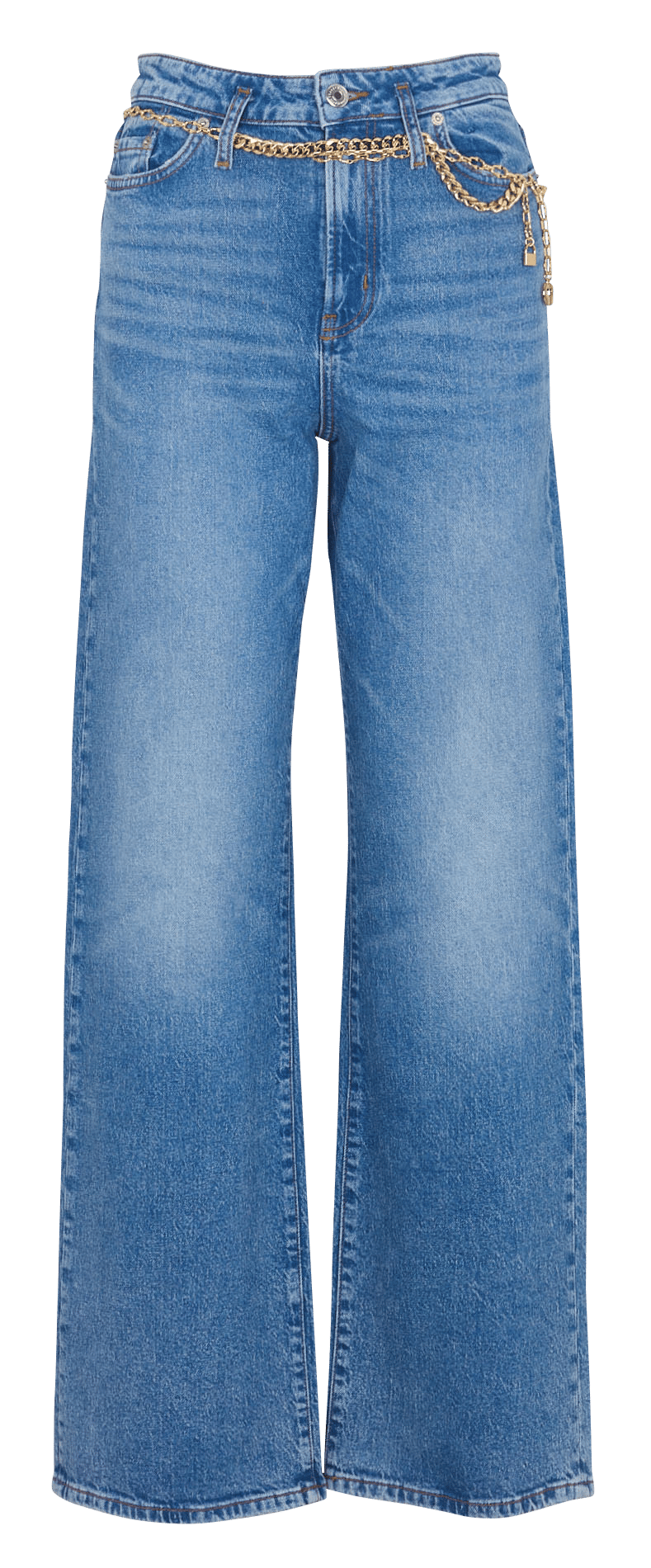 Jeans met wijde pijpen | katoenblend MAJE Blauw